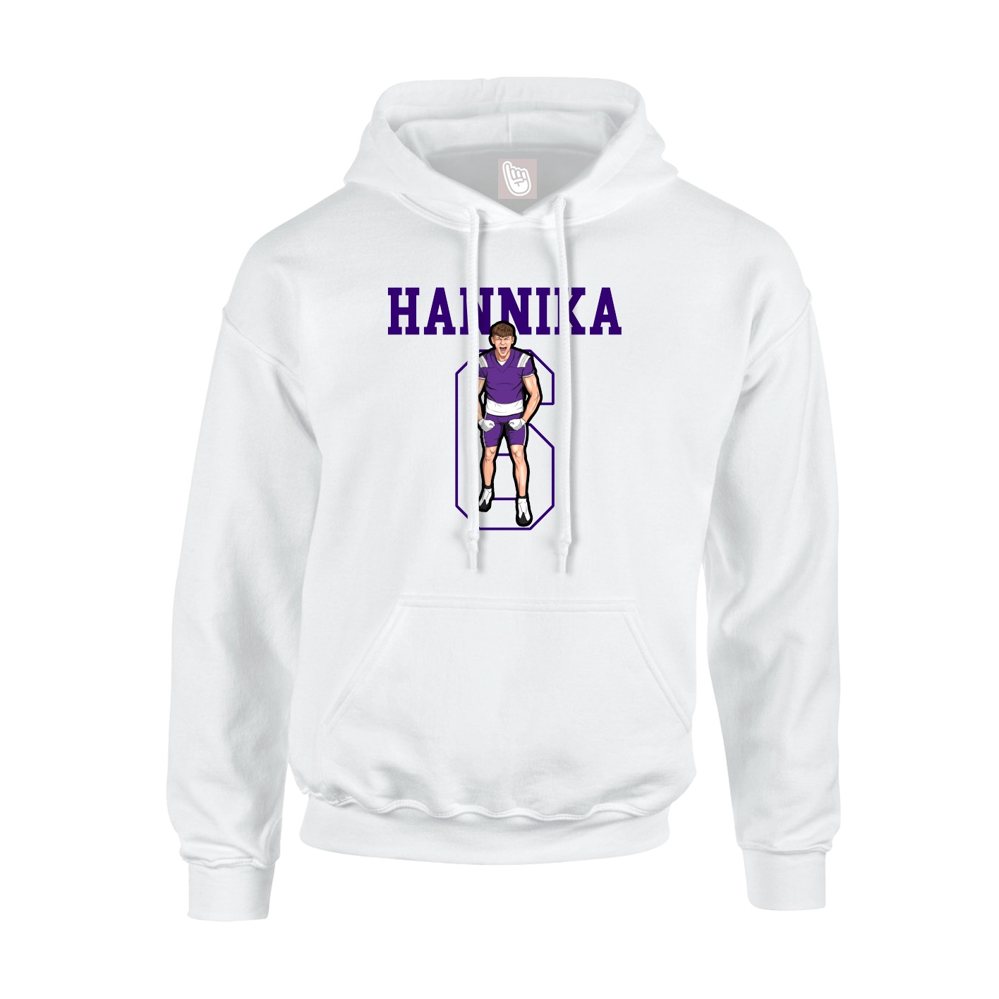 Youth Hoodie — Shirsey in White