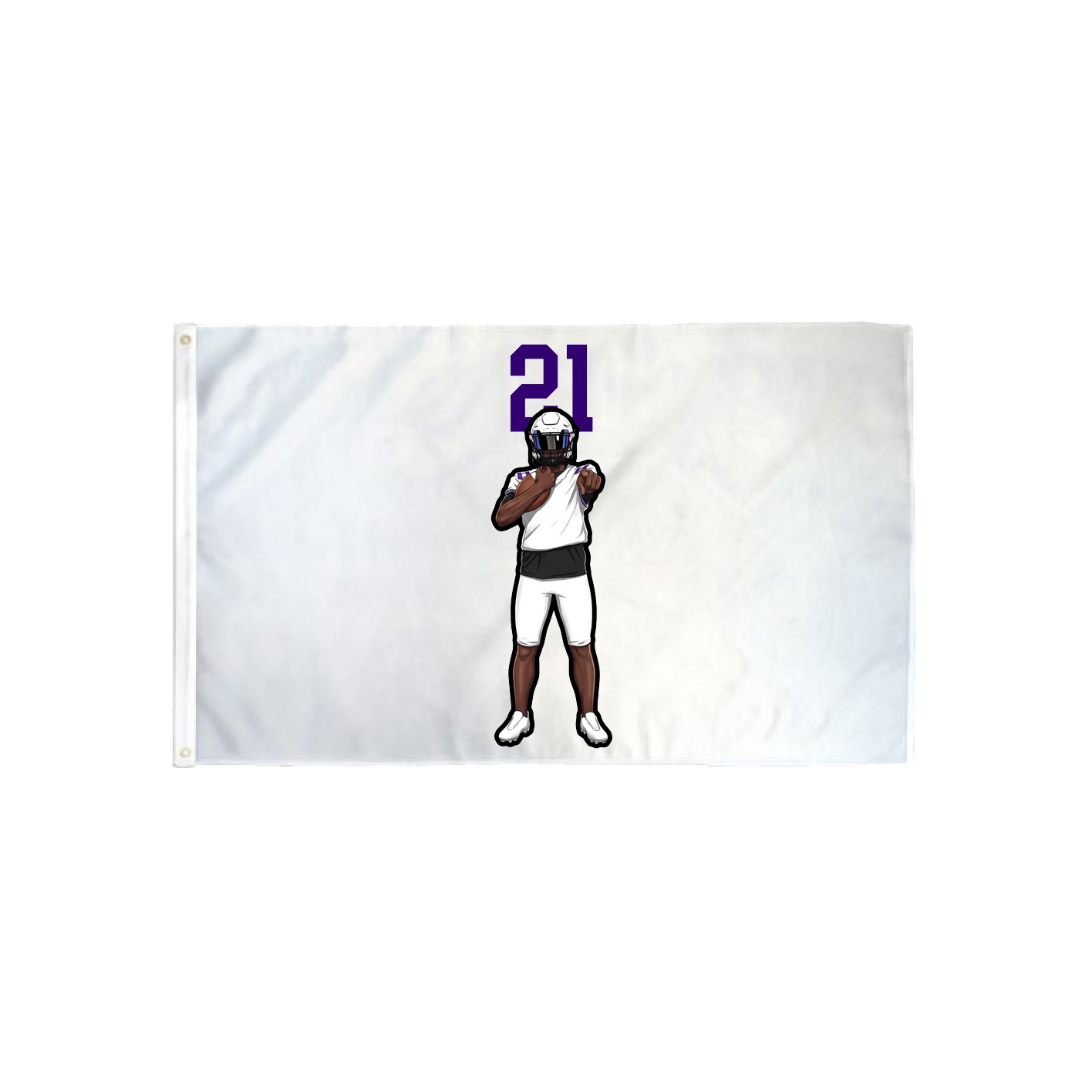 3x5 Flag — Number Top in Classic