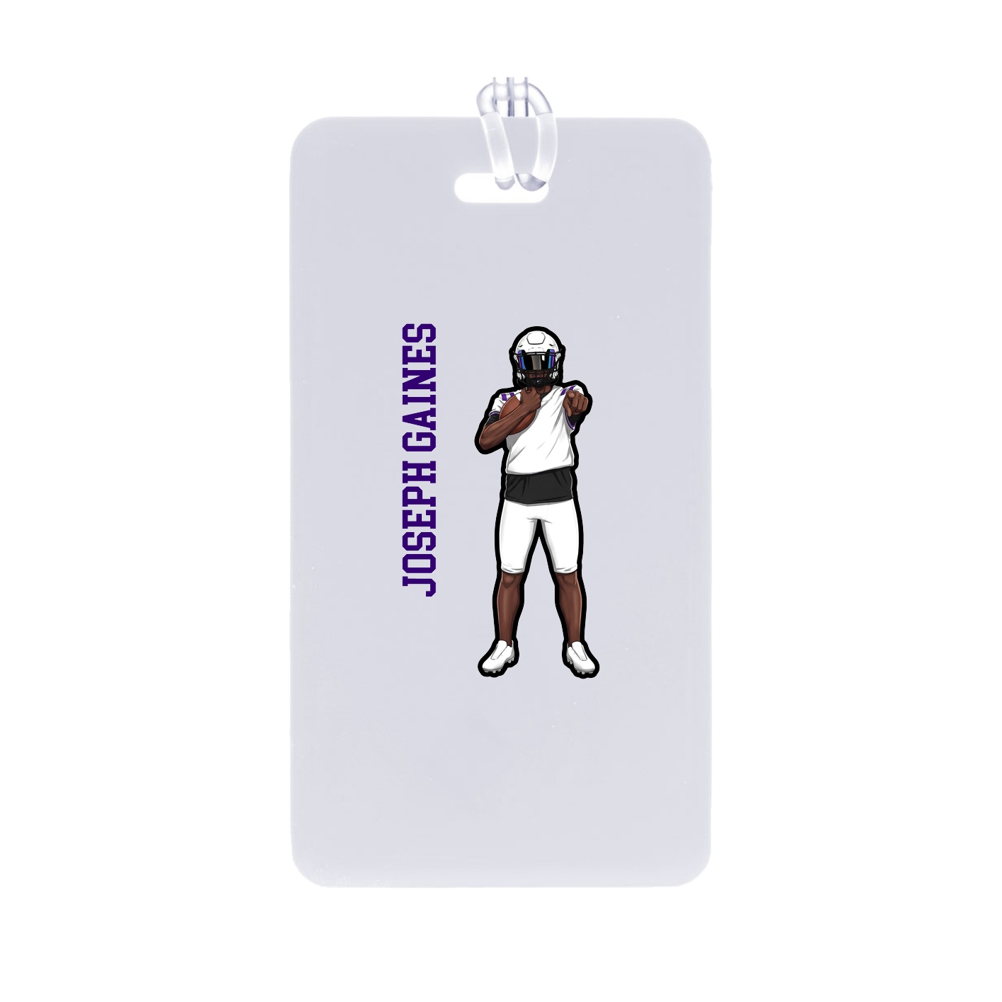 Bag Tag — Name Vertical in Classic
