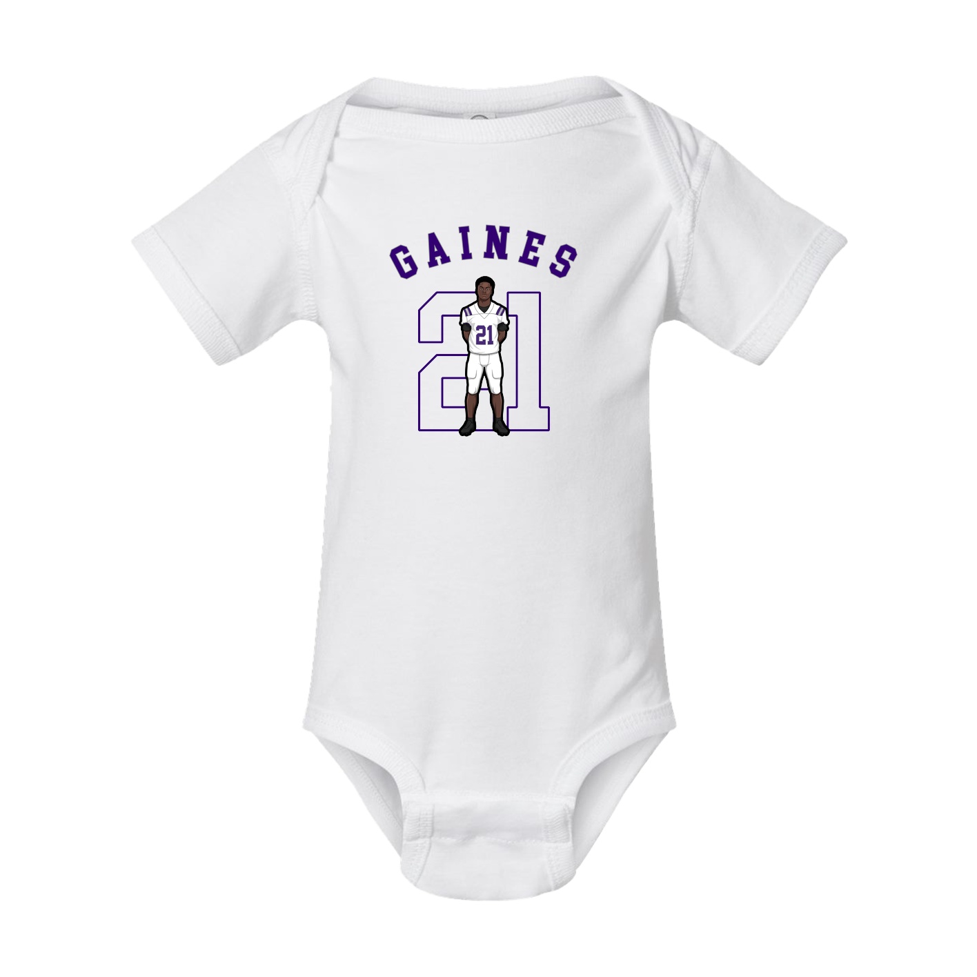 Baby Onesie — Shirsey Arch in White