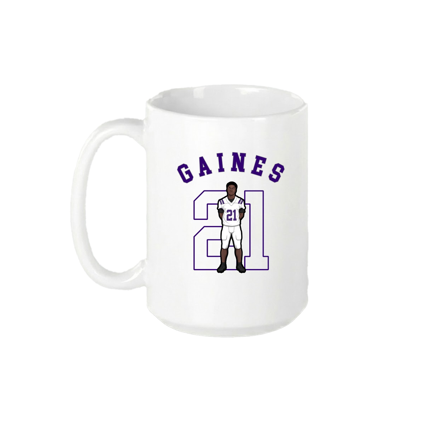 15oz Coffee Mug — Shirsey Arch in White