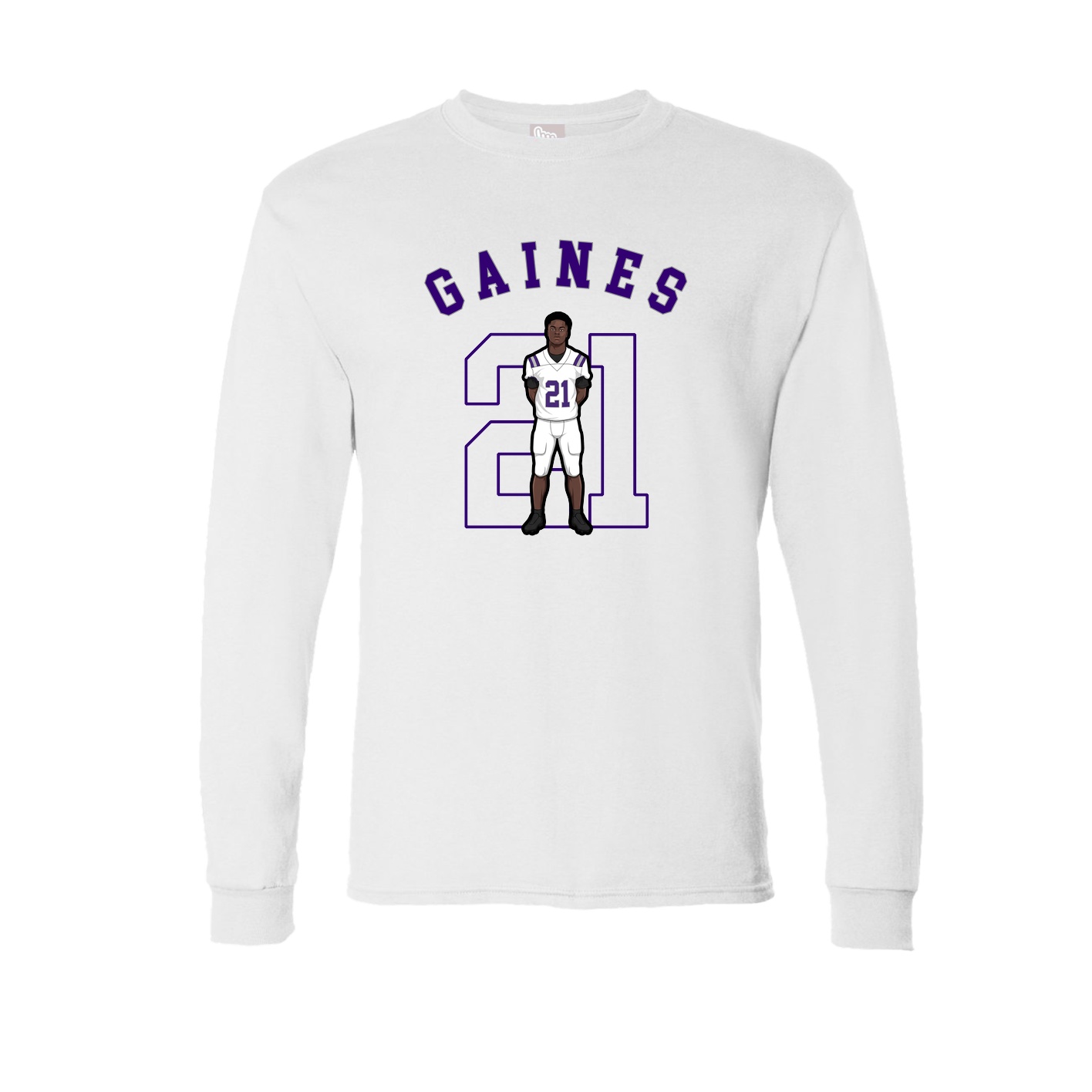 Long Sleeve Tee — Shirsey Arch in White