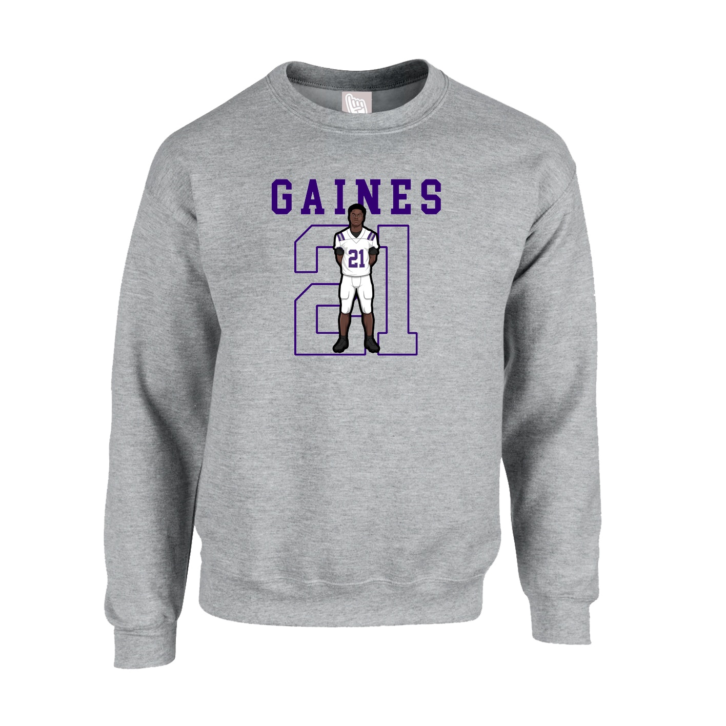Fleece Crew — Shirsey in Grey