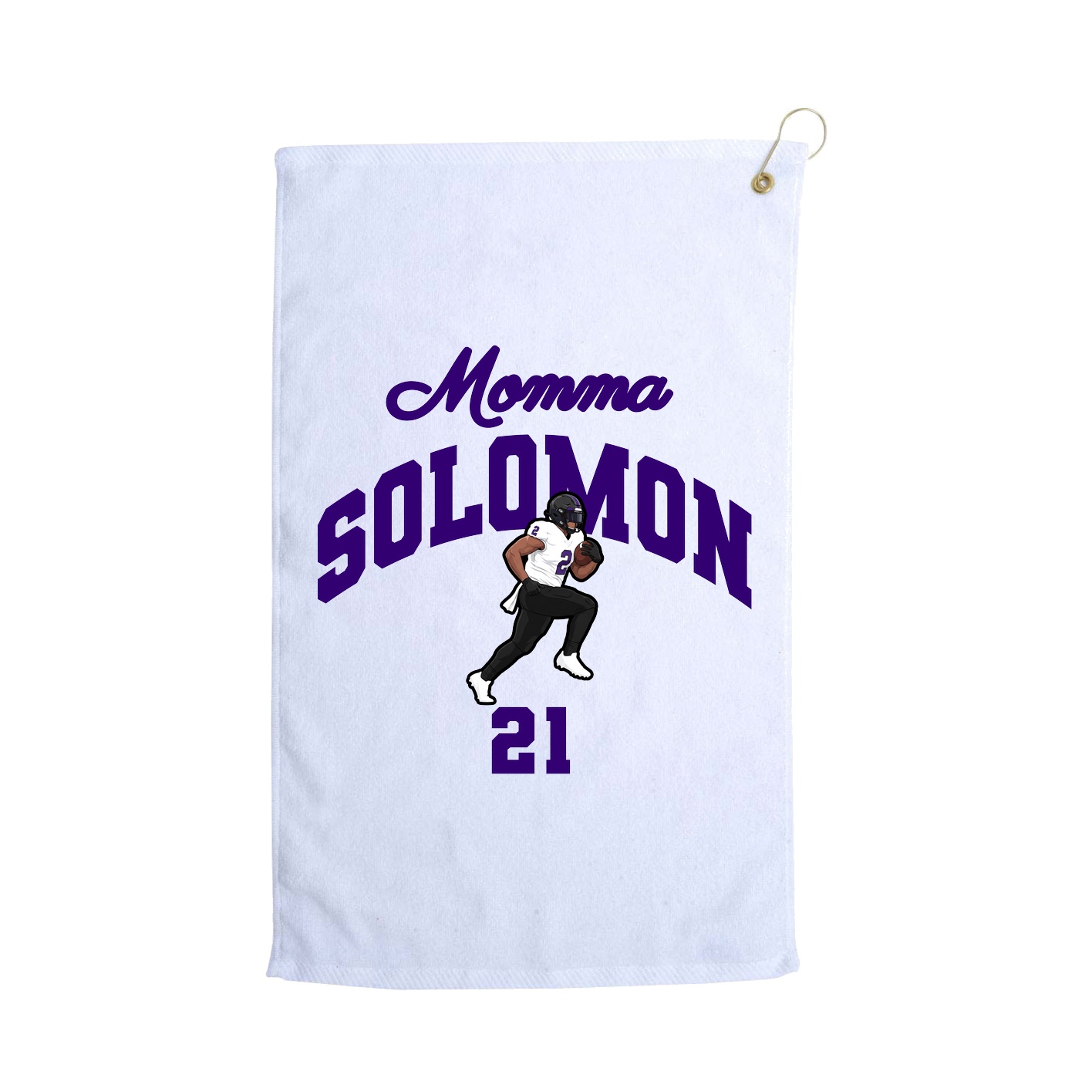 Golf Towel — Mothers Day Arch in White