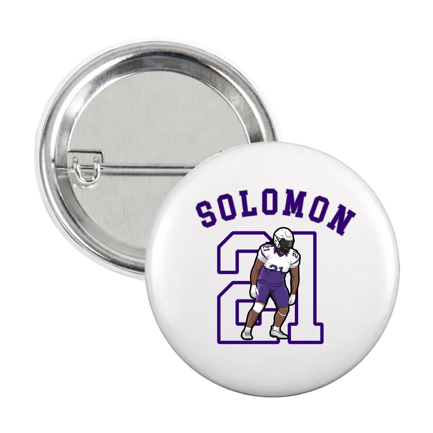 Game Day Button — Shirsey Arch in White