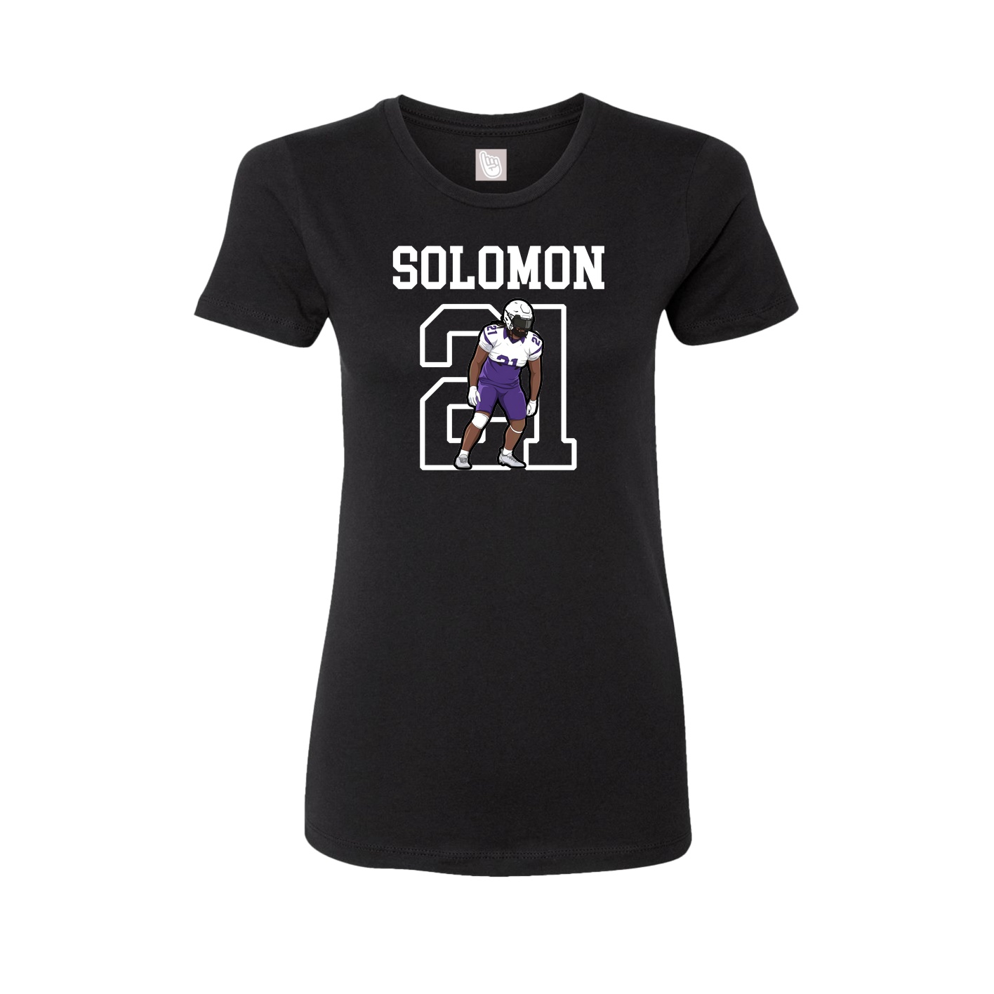 Fitted Women's Tee — Shirsey in Black