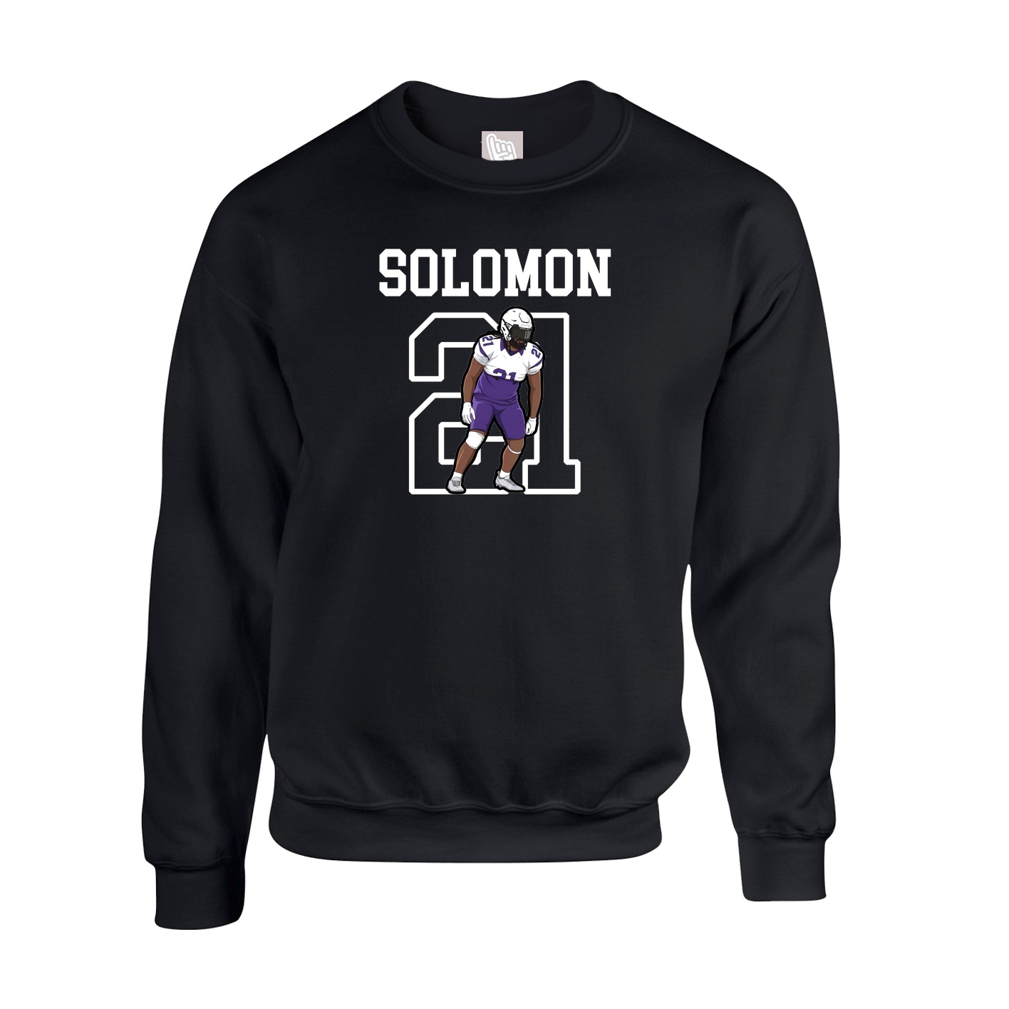 Fleece Crew — Shirsey in Black