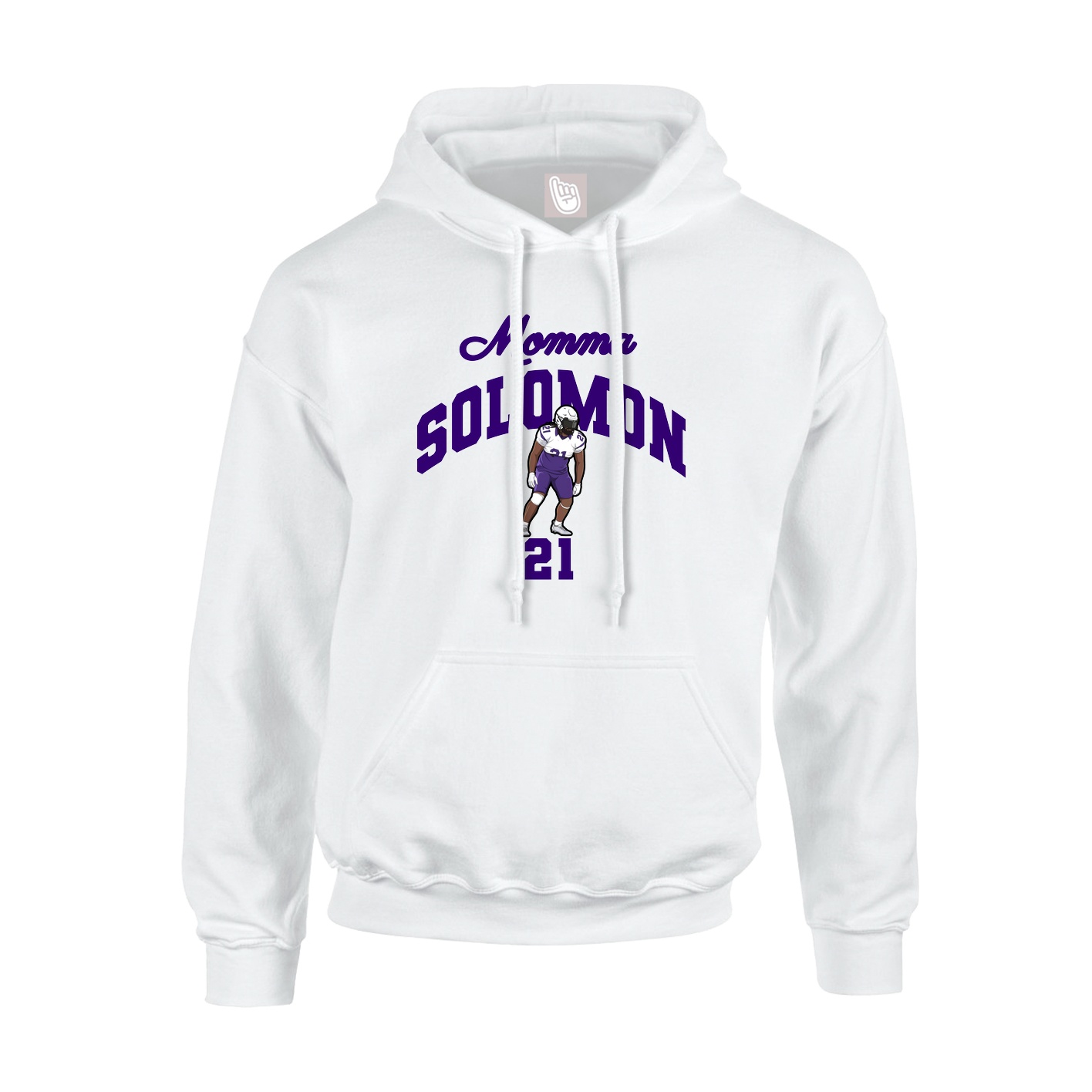 Youth Hoodie — Mothers Day Arch in White