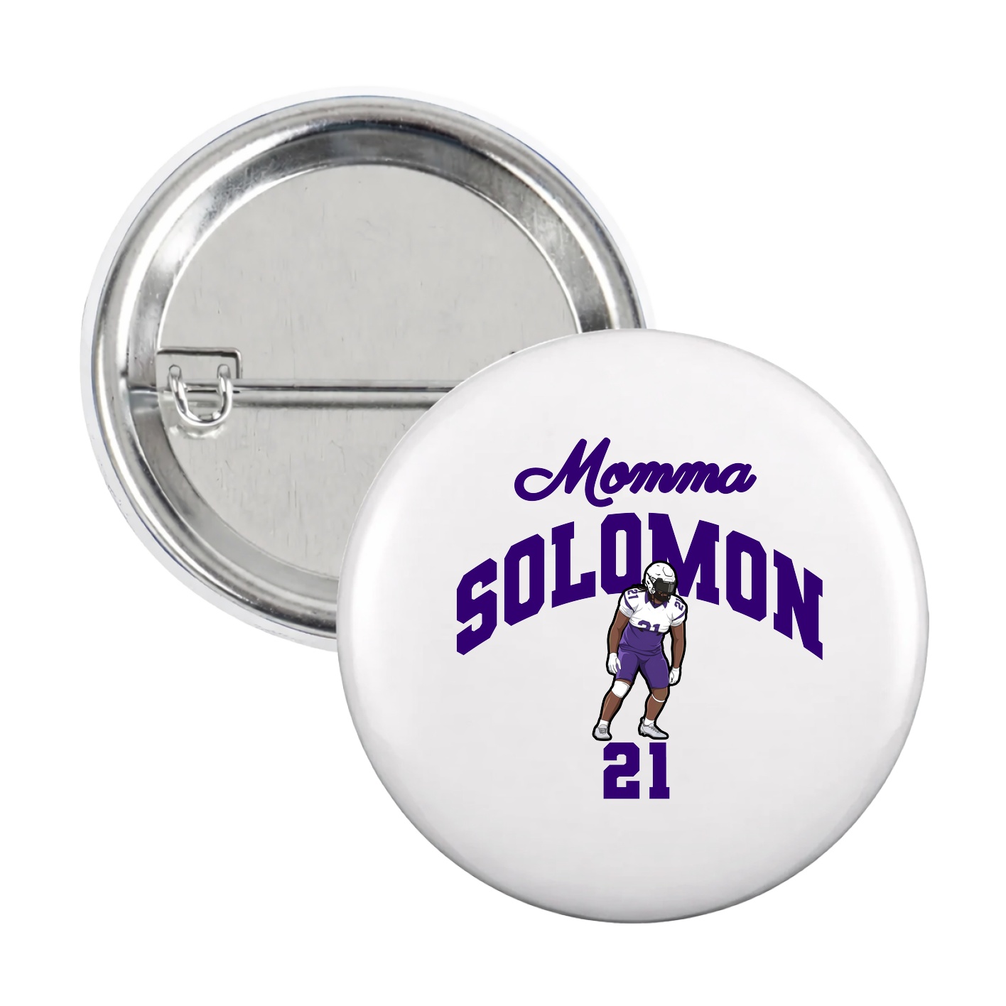 Game Day Button — Mothers Day Arch in White