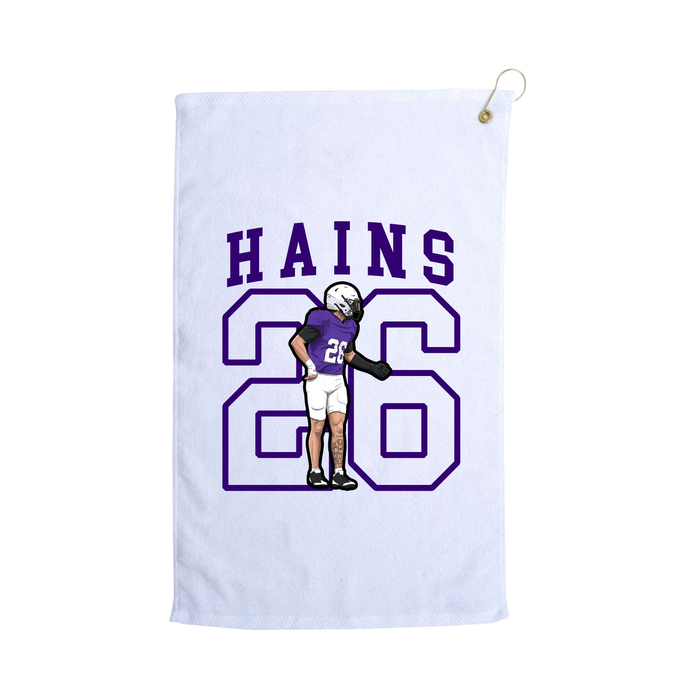 Golf Towel — Shirsey in White