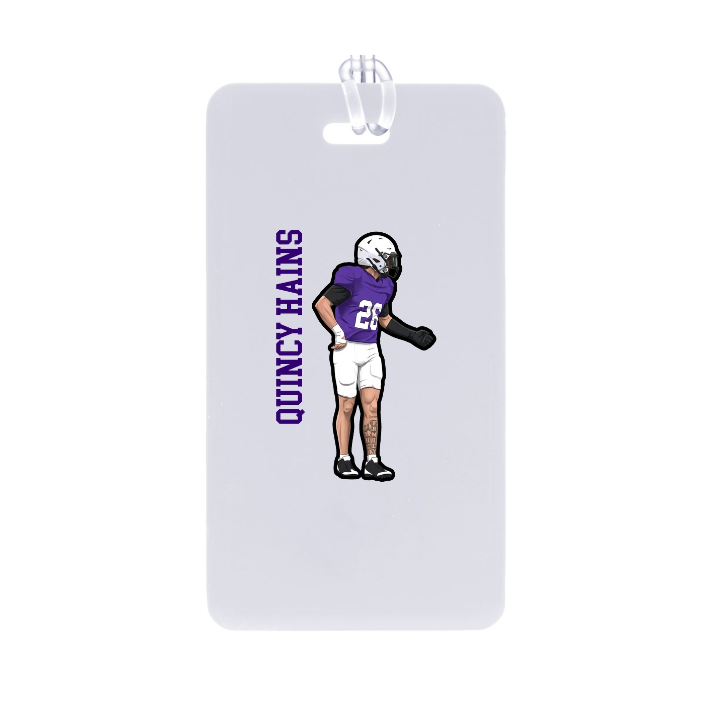 Bag Tag — Name Vertical in Classic