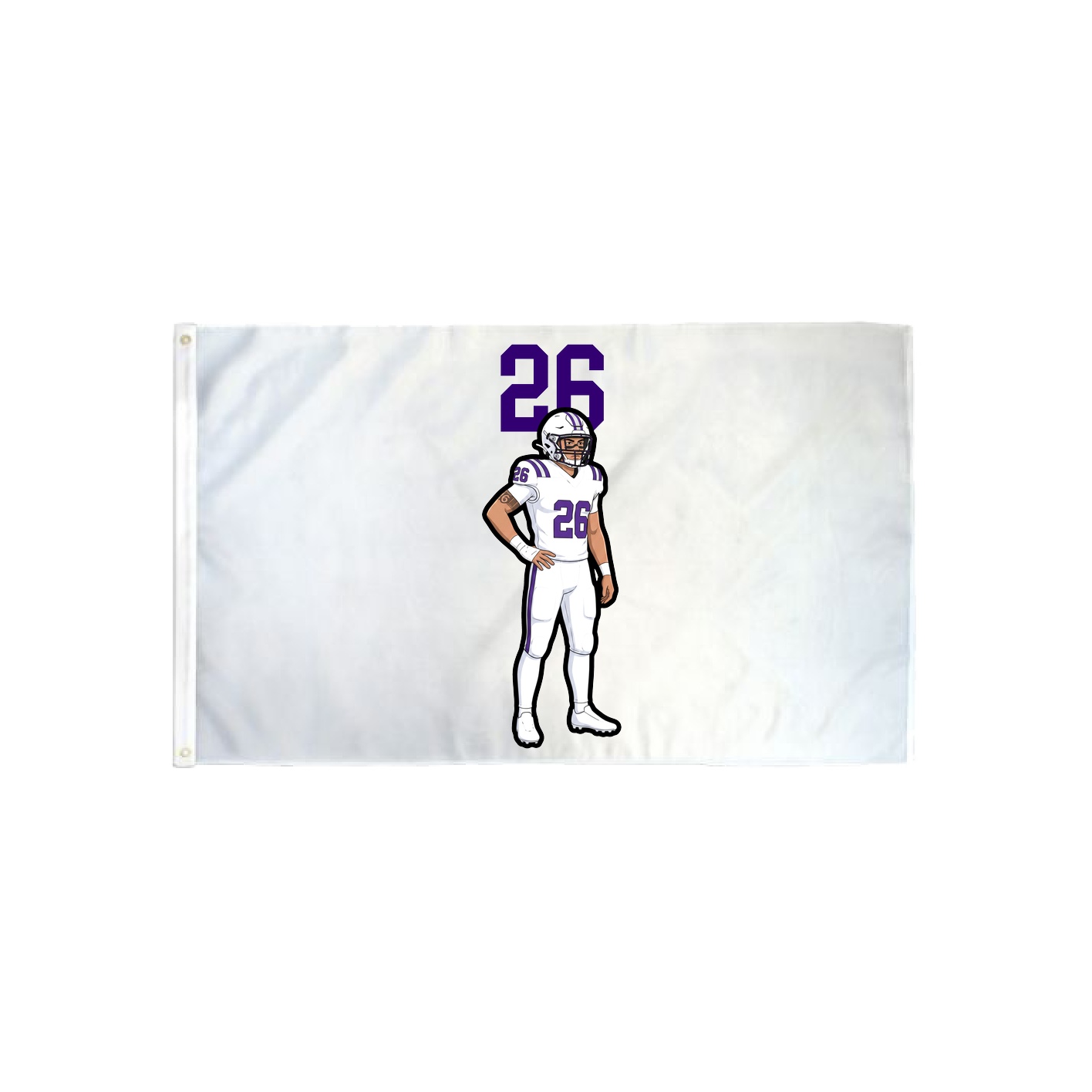 3x5 Flag — Number Top in Classic