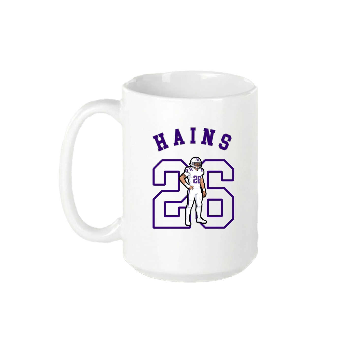 15oz Coffee Mug — Shirsey Arch in White