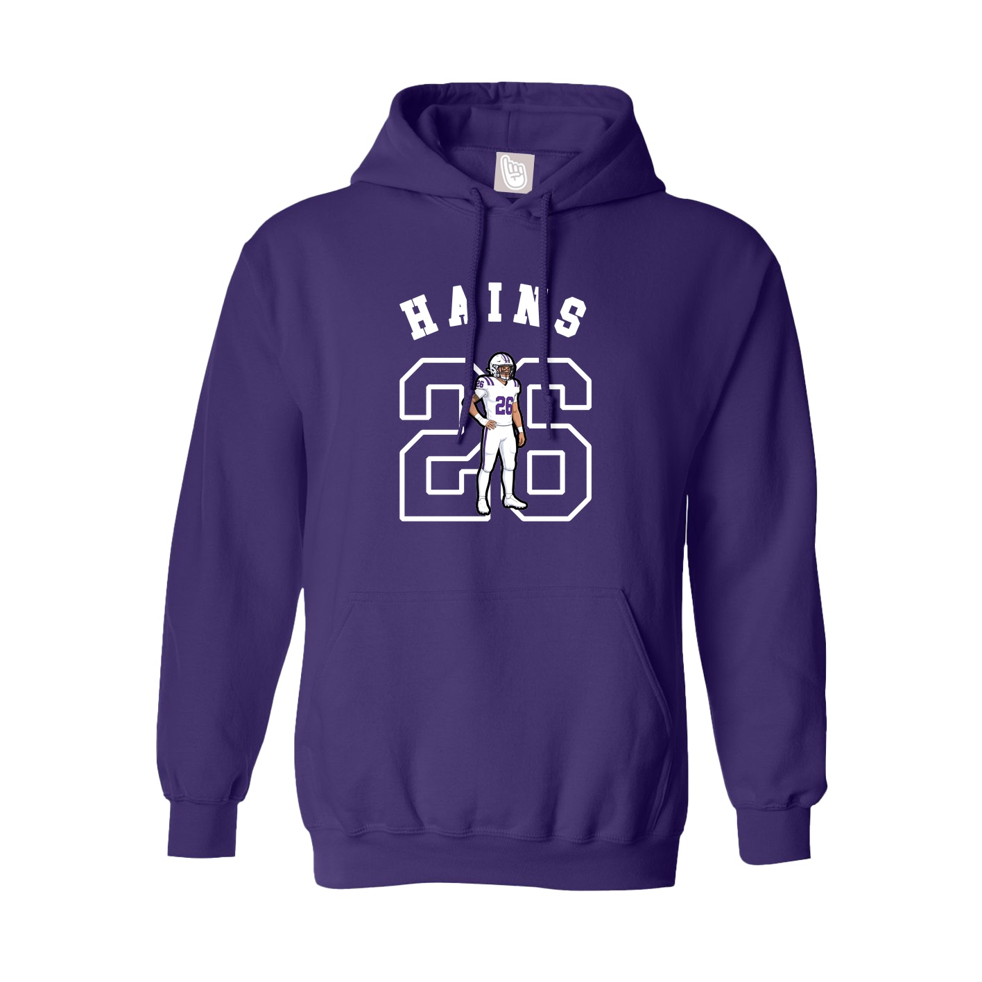 Hoodie — Shirsey Arch in Purple
