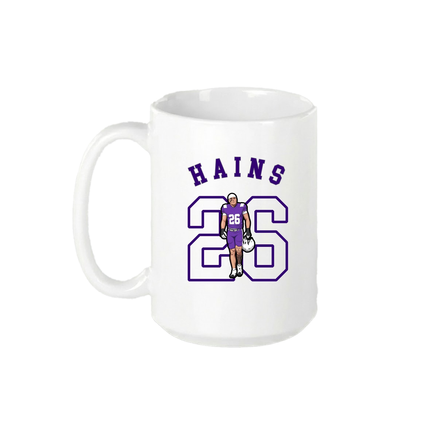 15oz Coffee Mug — Shirsey Arch in White