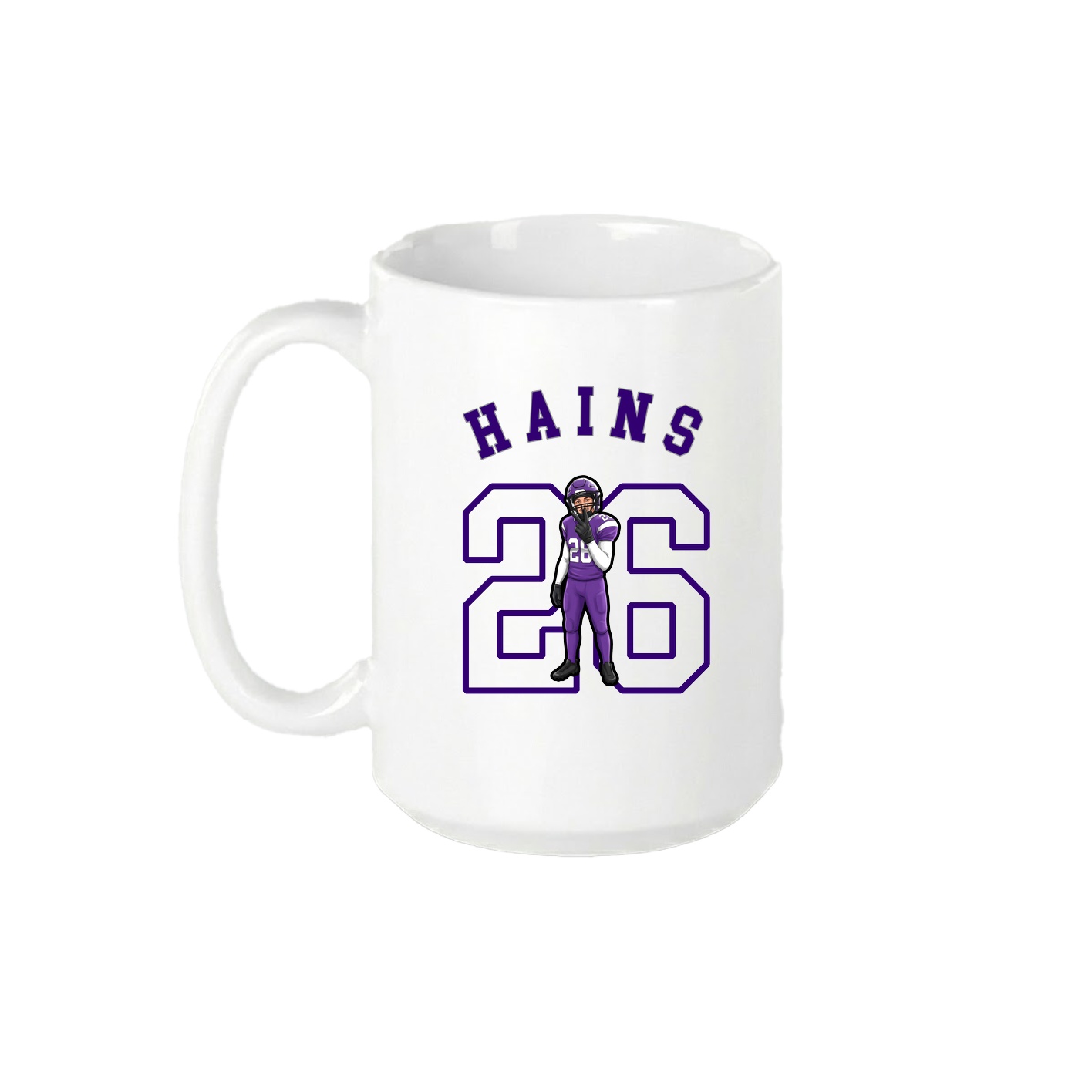 15oz Coffee Mug — Shirsey Arch in White