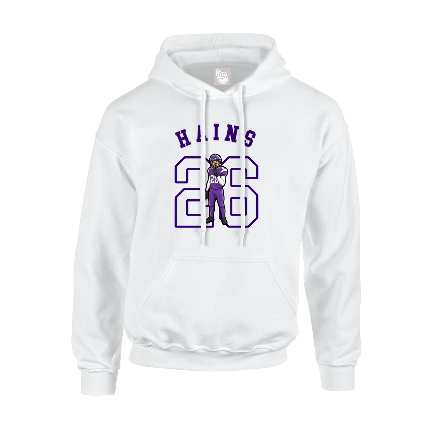 Youth Hoodie — Shirsey Arch in White