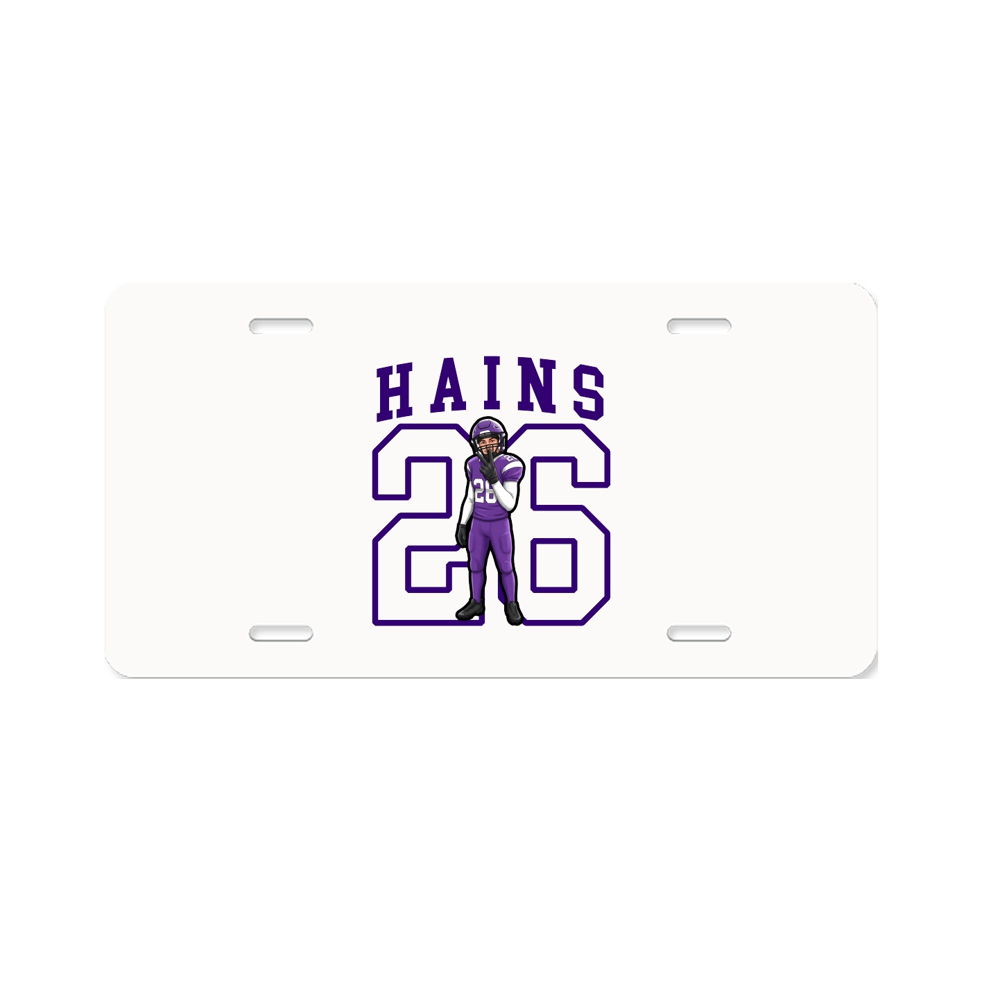 License Plate — Shirsey in Classic
