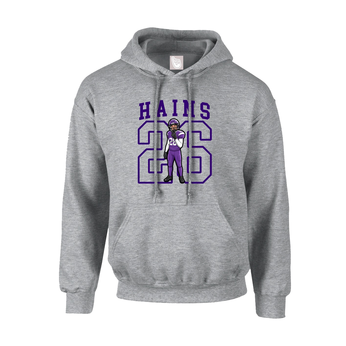 Hoodie — Shirsey in Grey