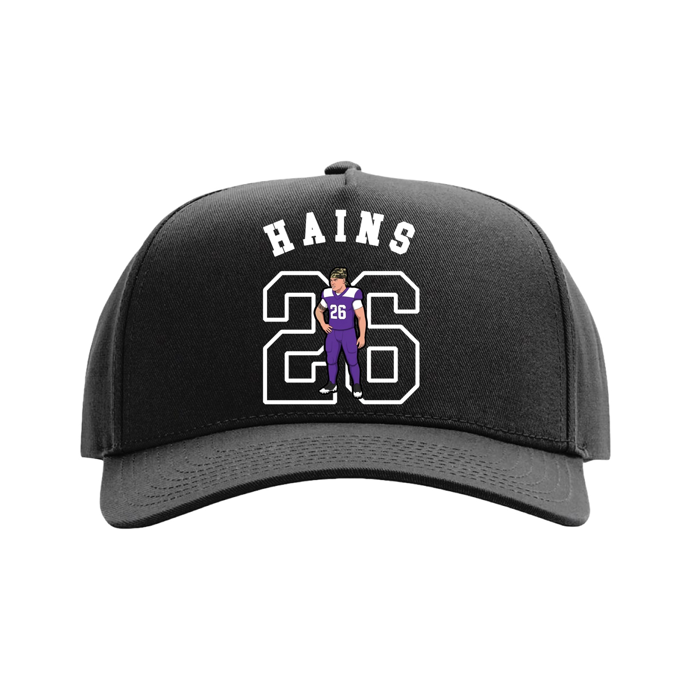 Full Fabric Five-Panel Champ Cap