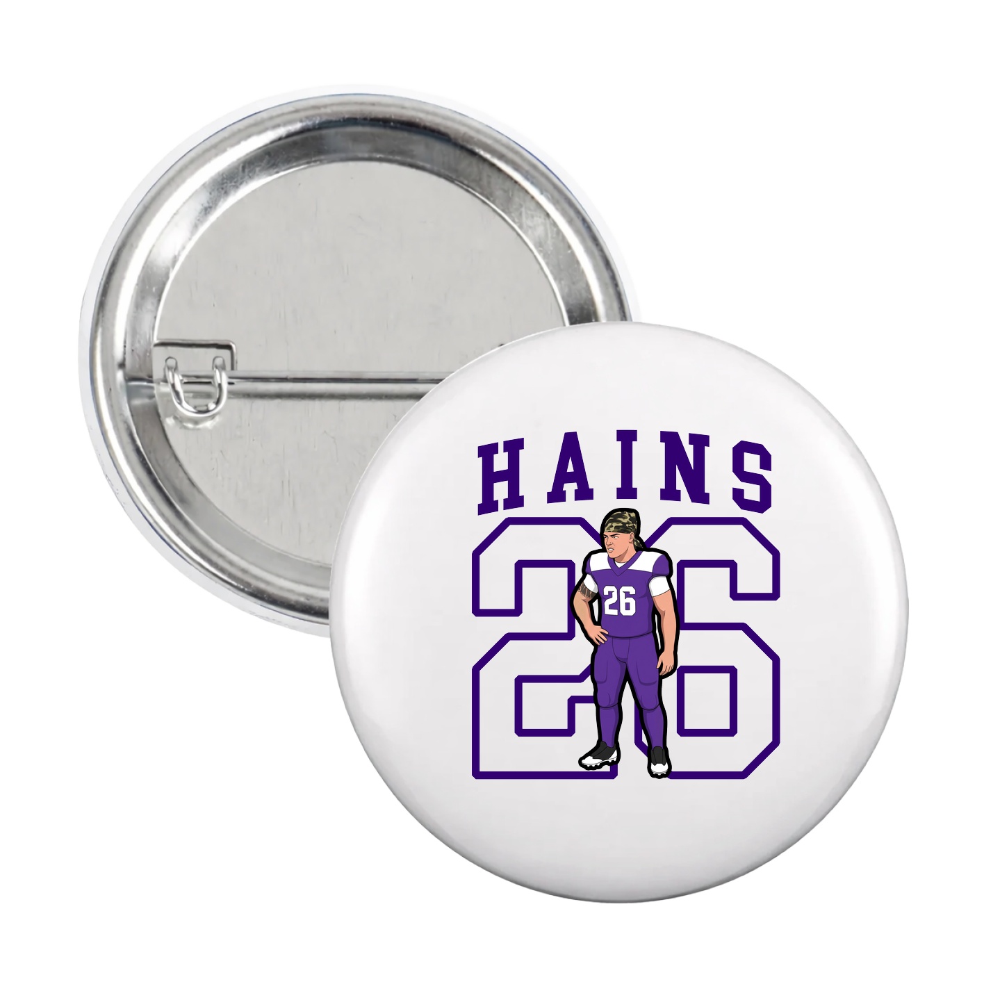Game Day Button — Shirsey in White