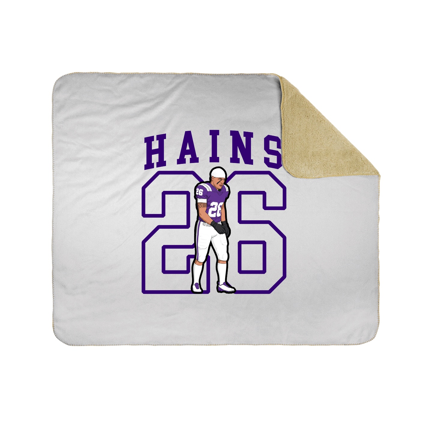 Throw Blanket — Shirsey in White
