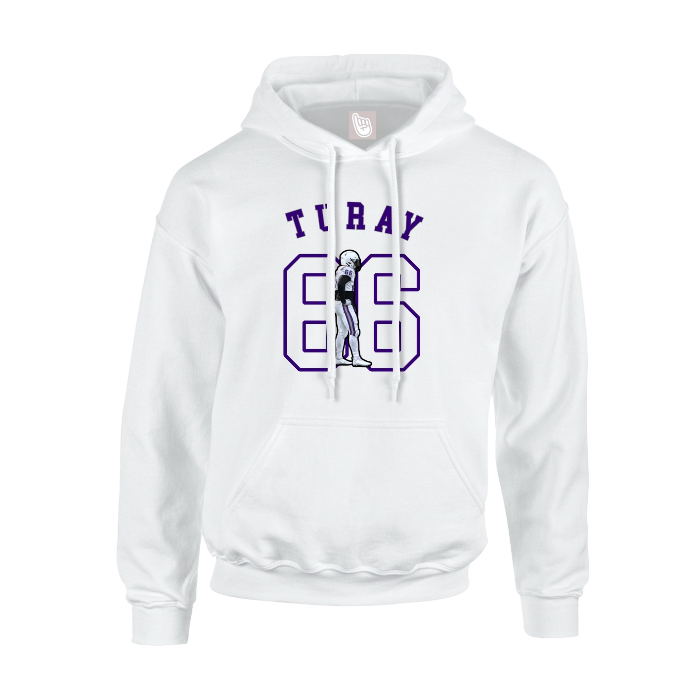 Youth Hoodie — Shirsey Arch in White