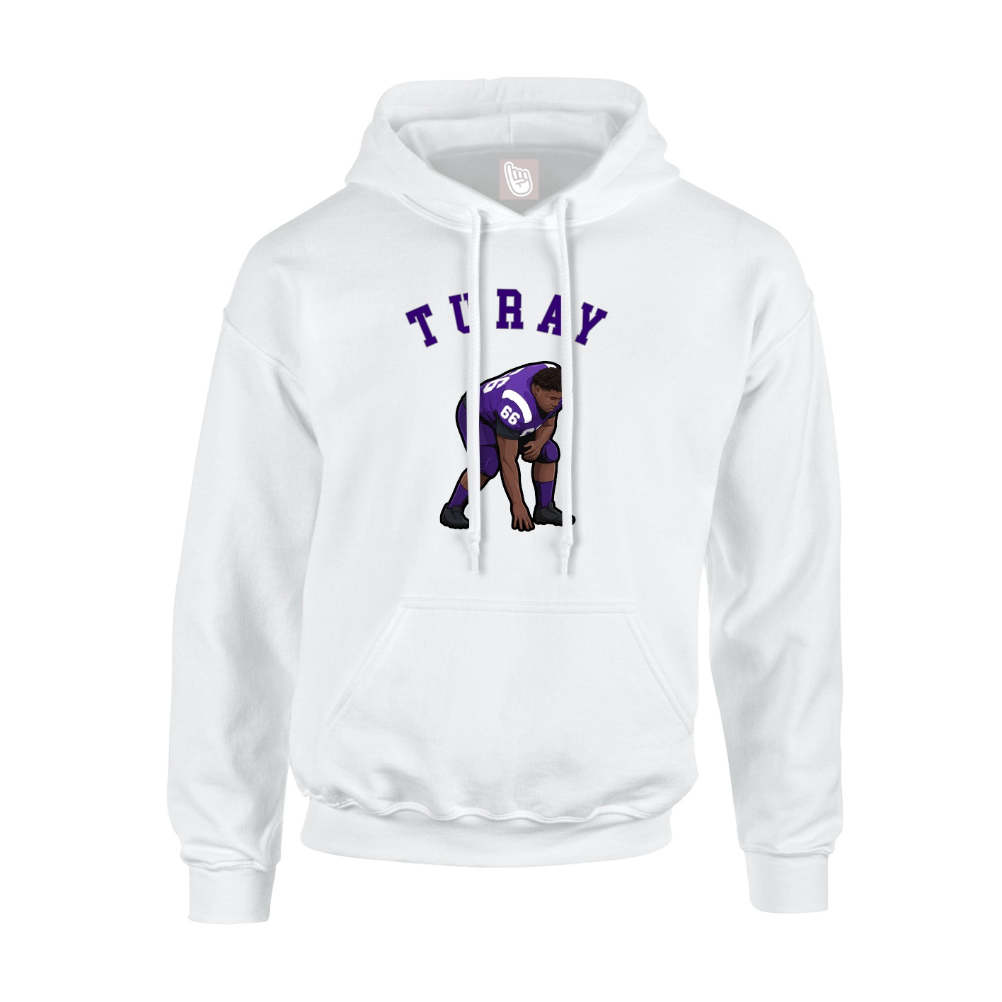Youth Hoodie — Shirsey Arch in White