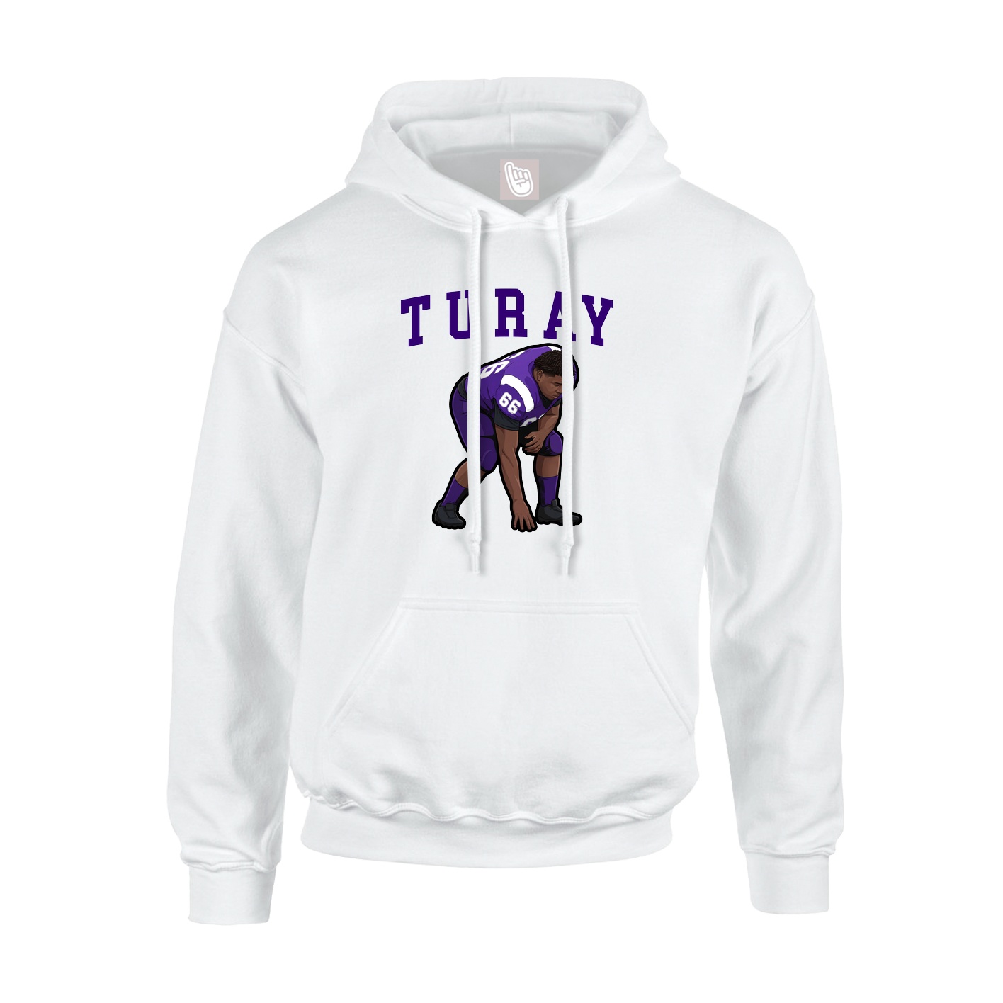 Hoodie — Shirsey in White