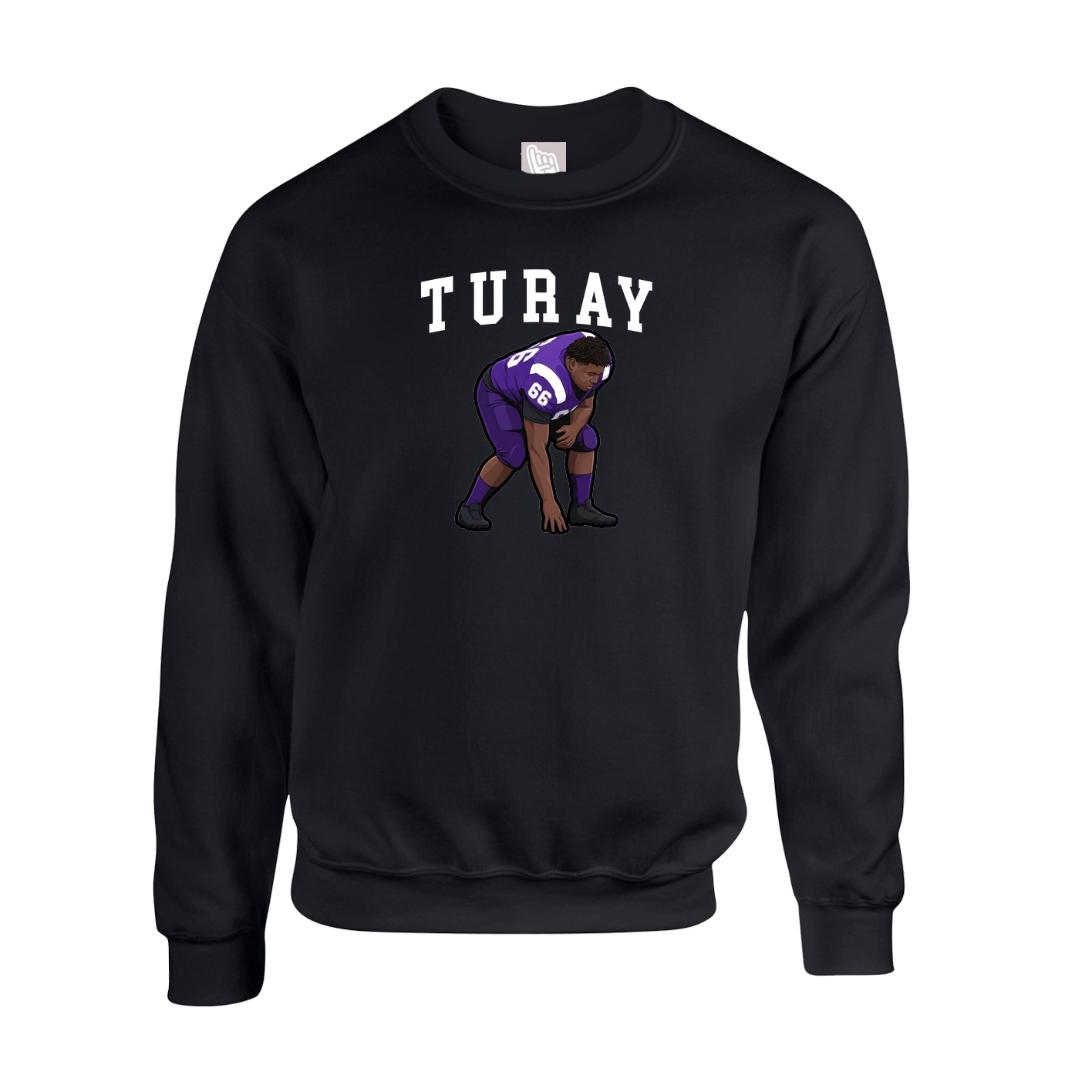 Fleece Crew — Shirsey in Black