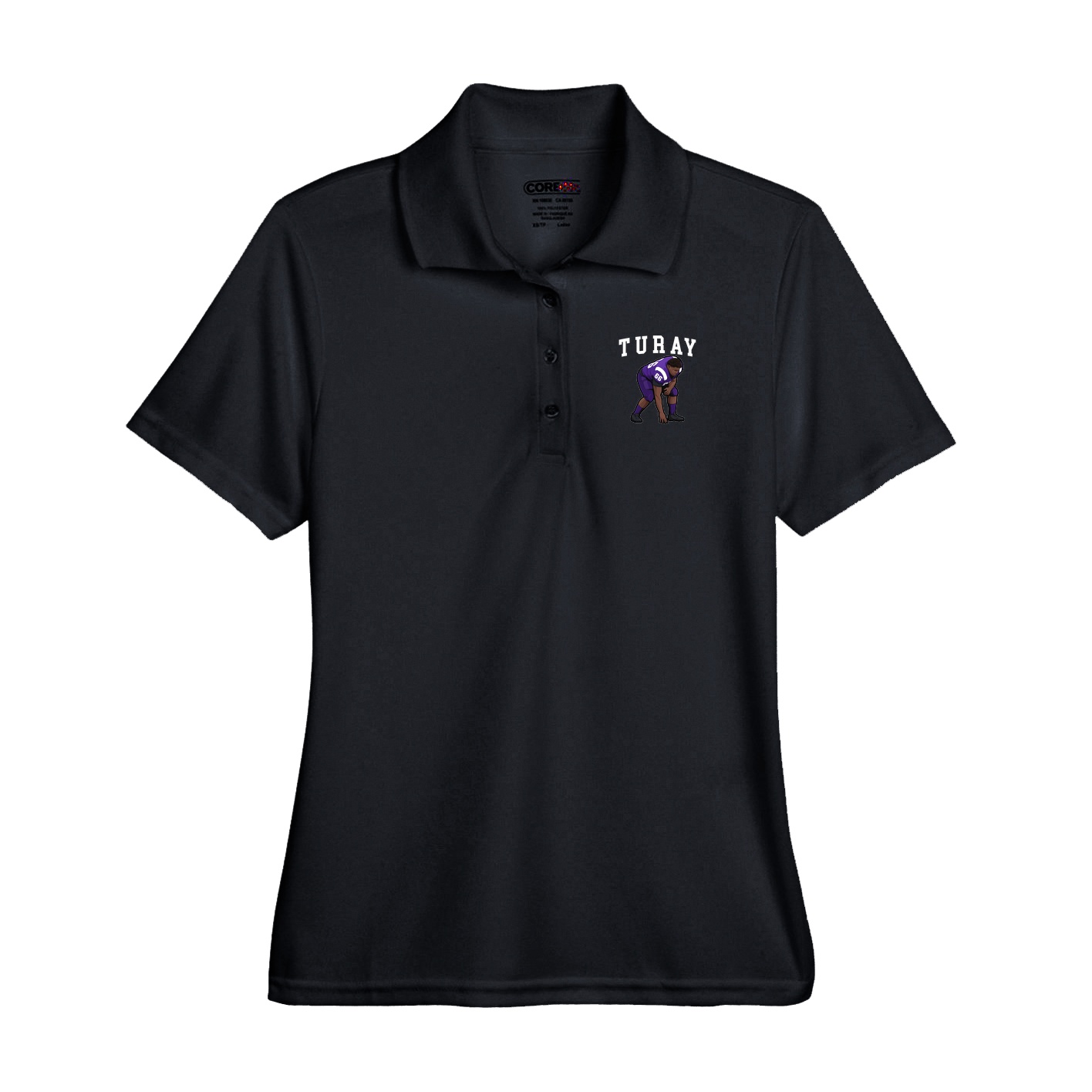 Performance Polo — Shirsey in Black
