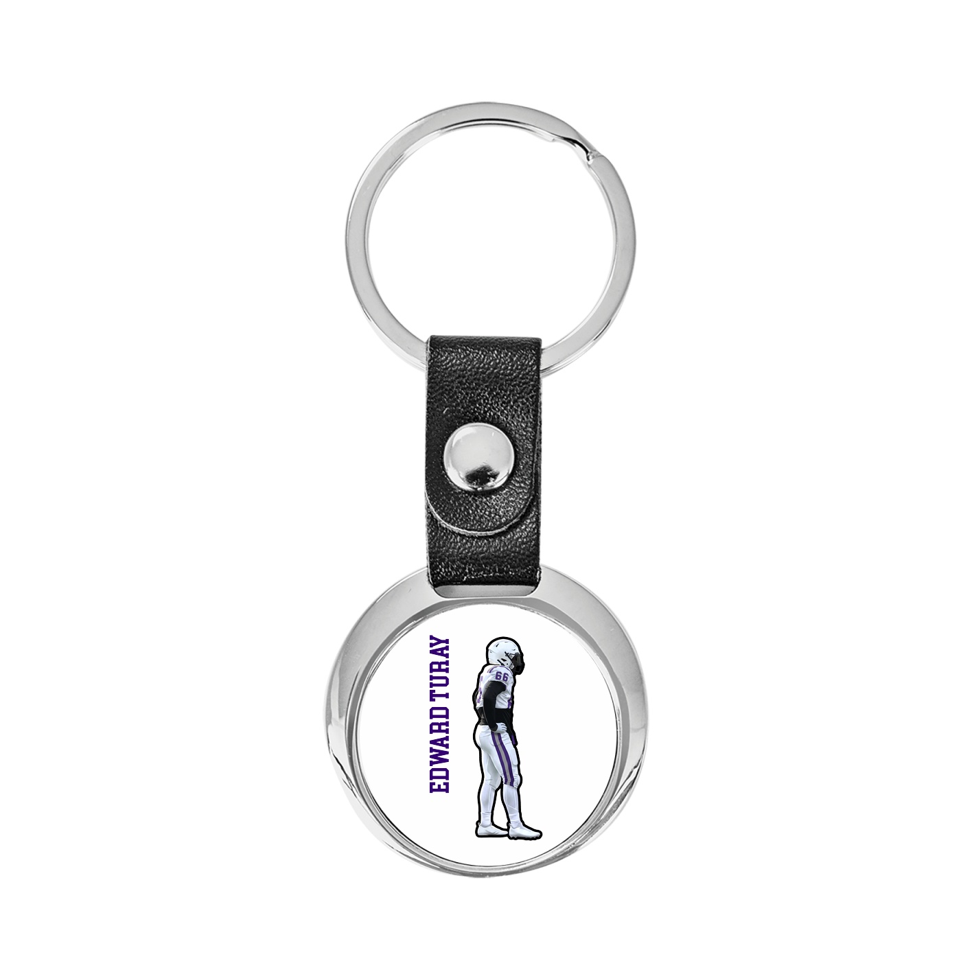 Key Chain — Name Vertical in Classic