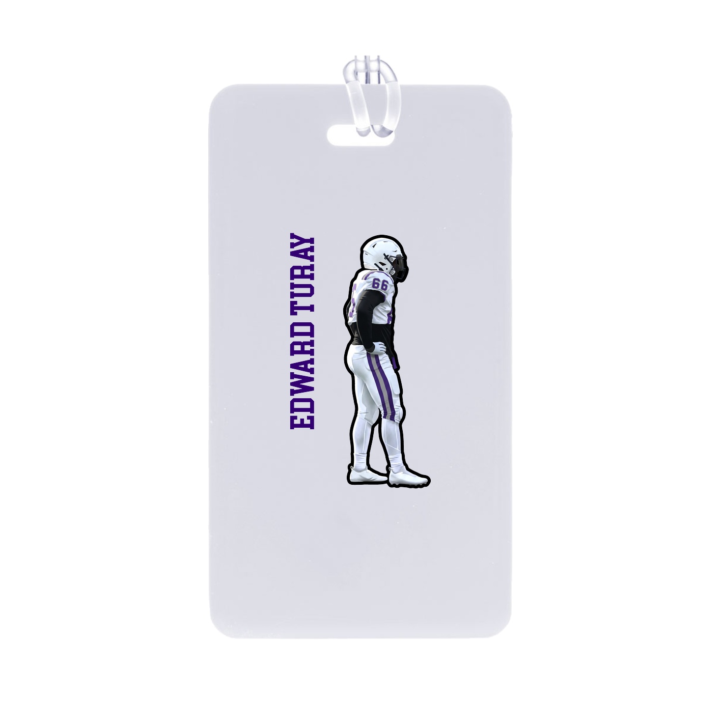 Bag Tag — Name Vertical in Classic