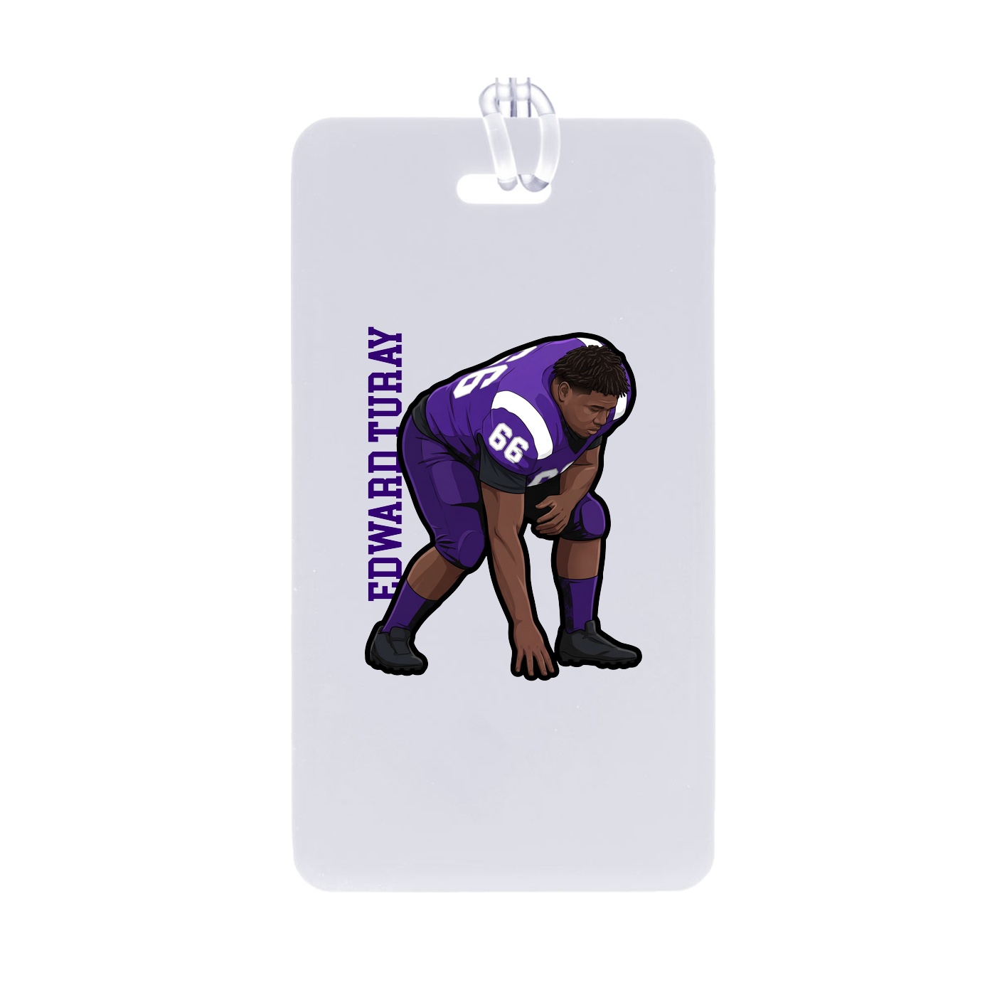 Bag Tag — Name Vertical in Classic