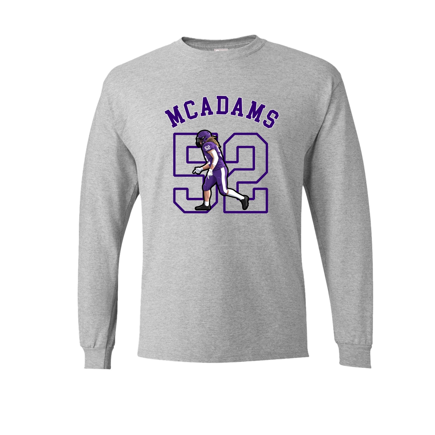 Long Sleeve Tee — Shirsey Arch in Grey