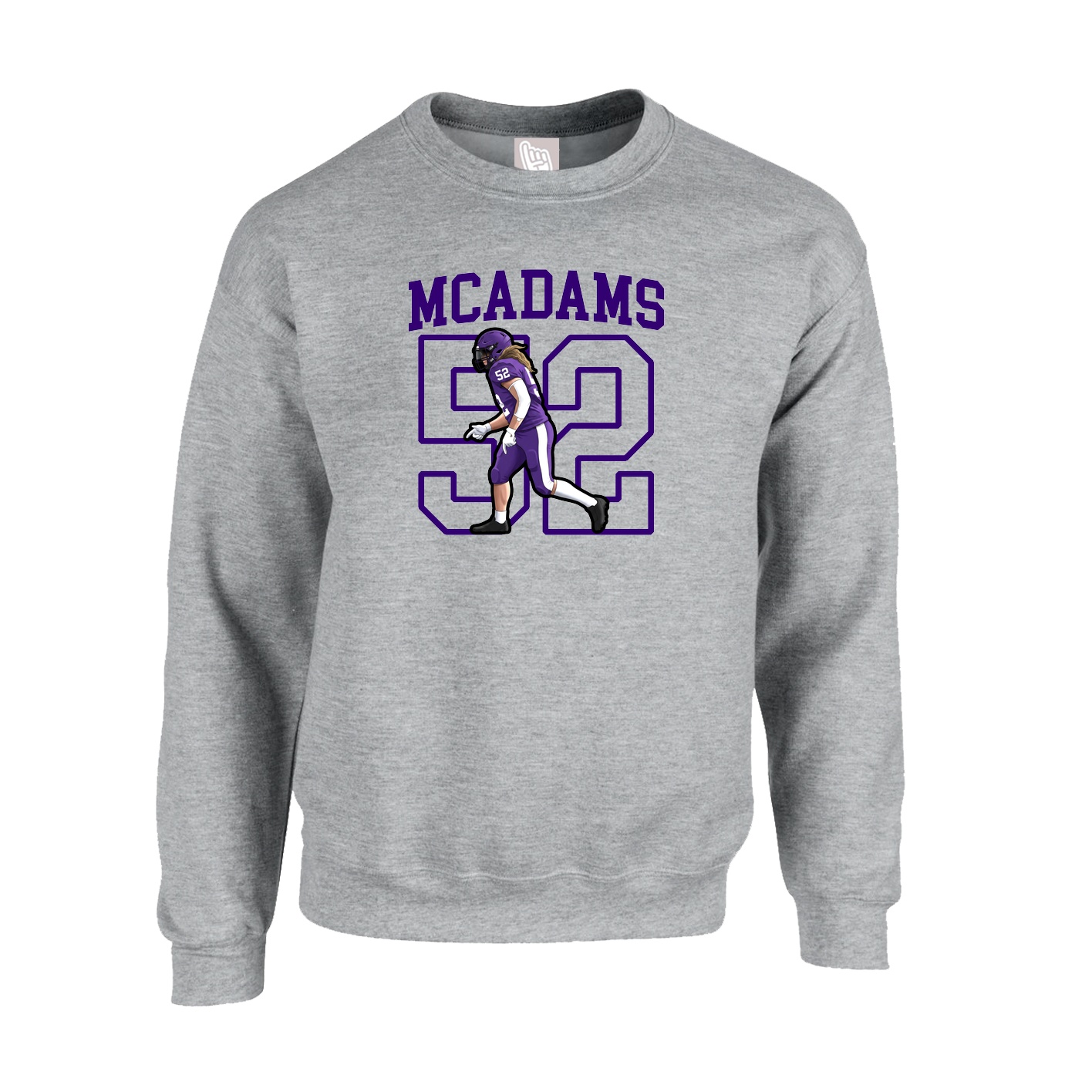 Fleece Crew — Shirsey in Grey