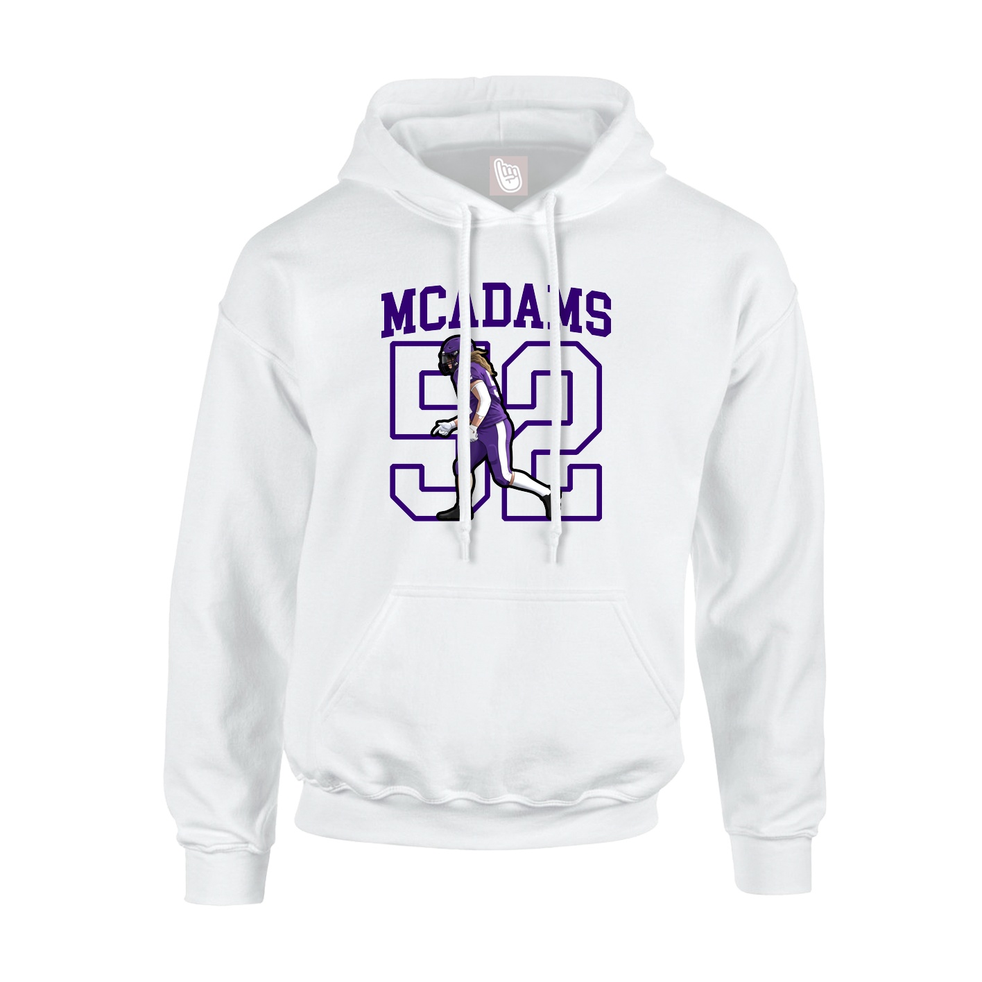 Youth Hoodie — Shirsey in White