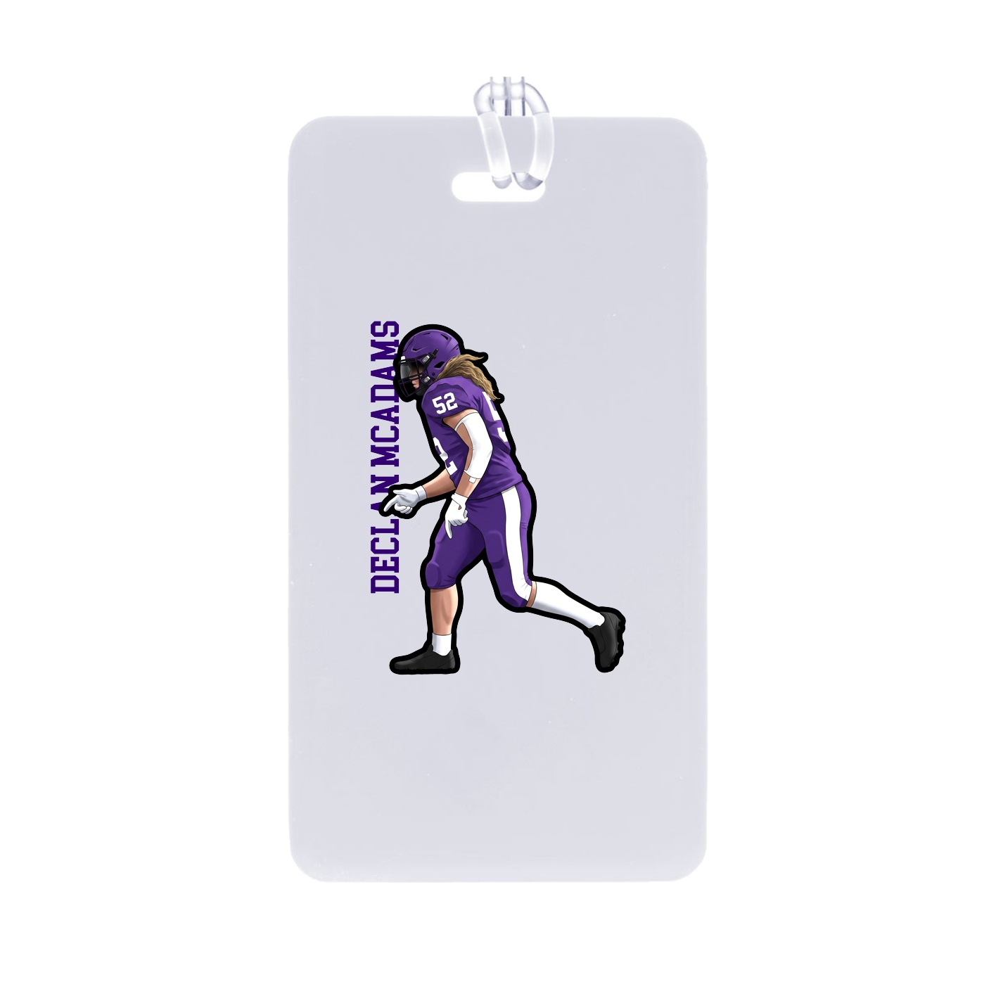 Bag Tag — Name Vertical in Classic