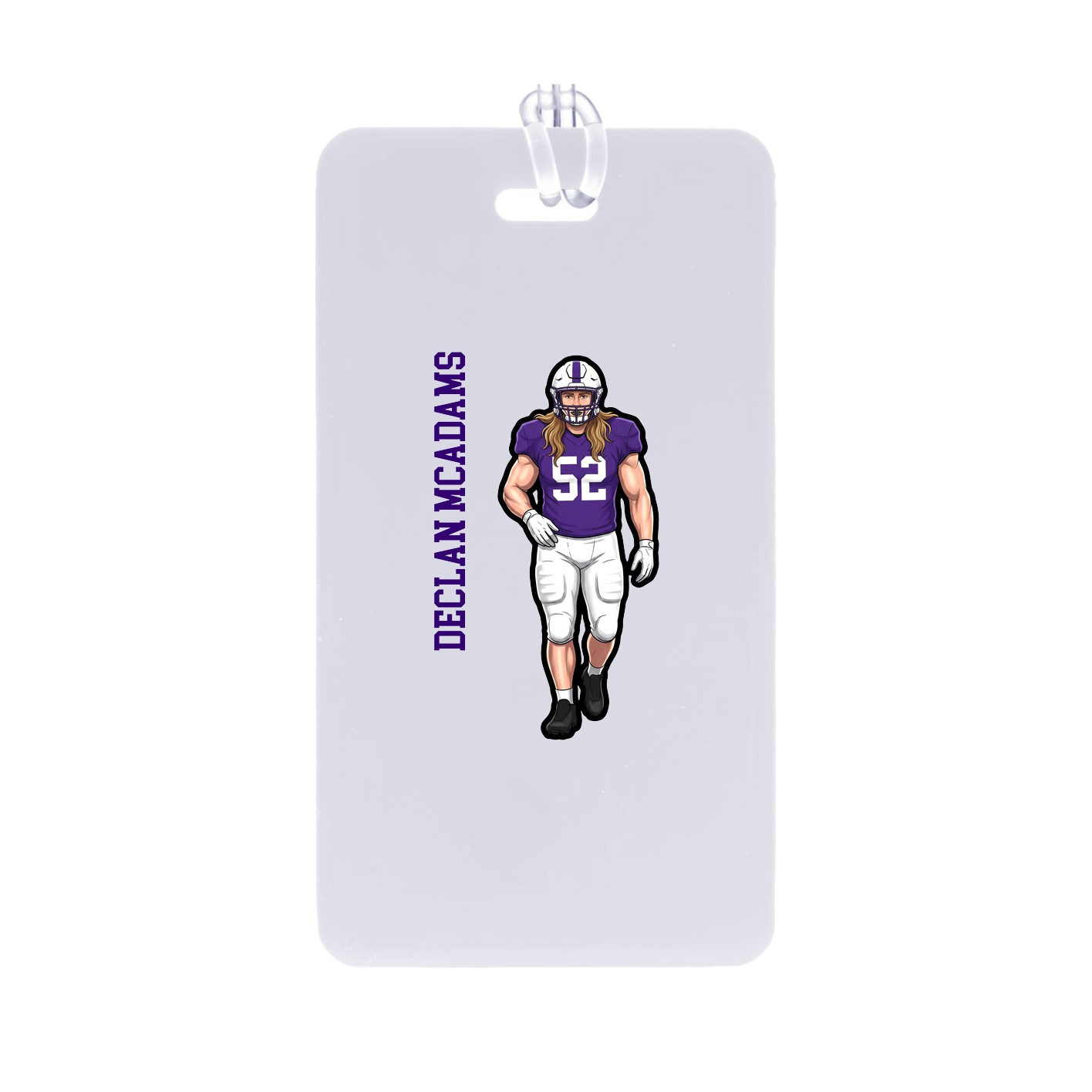 Bag Tag — Name Vertical in Classic