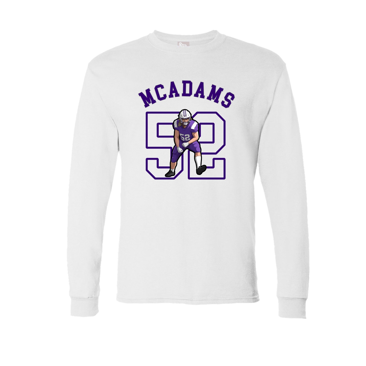 Long Sleeve Tee — Shirsey Arch in White