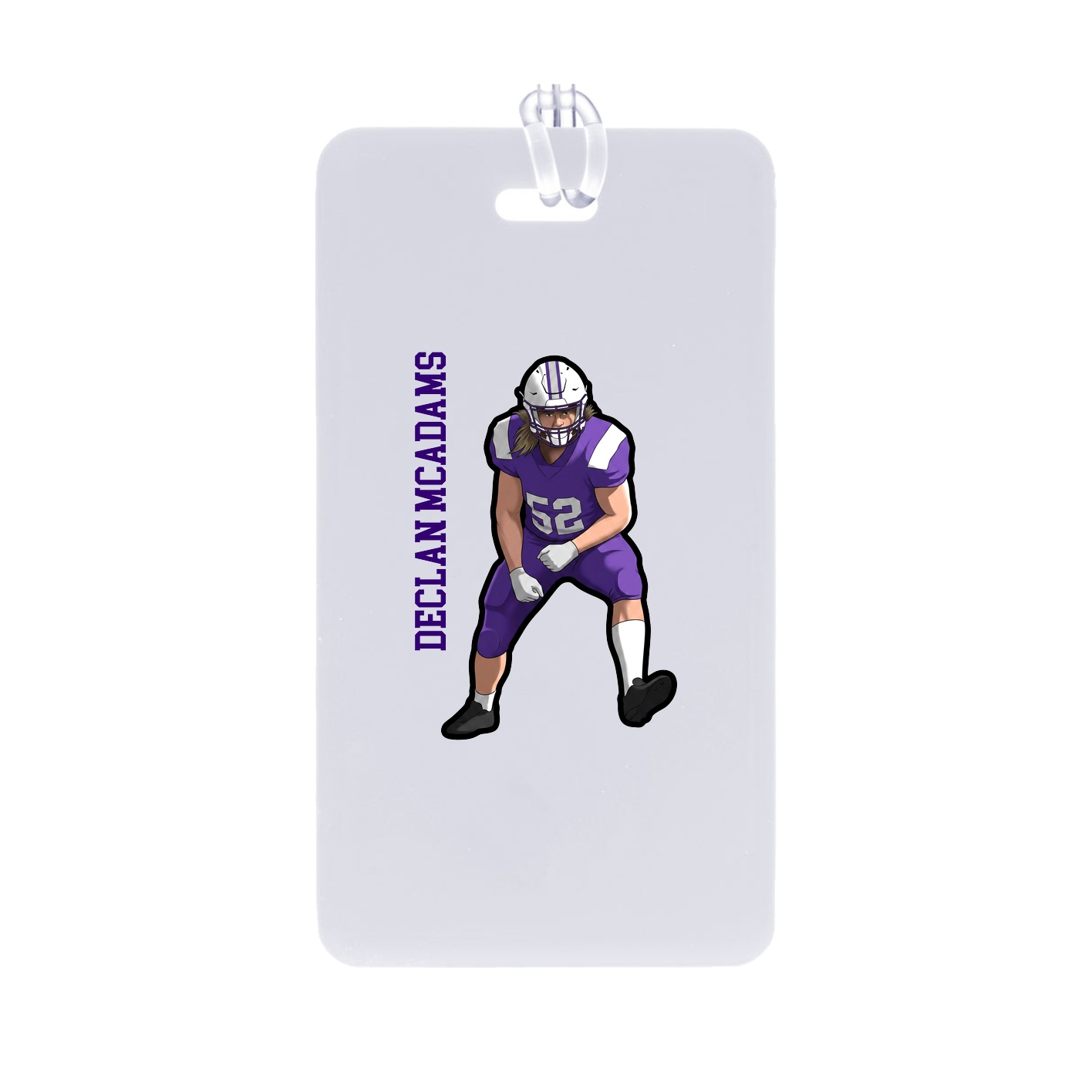 Bag Tag — Name Vertical in Classic