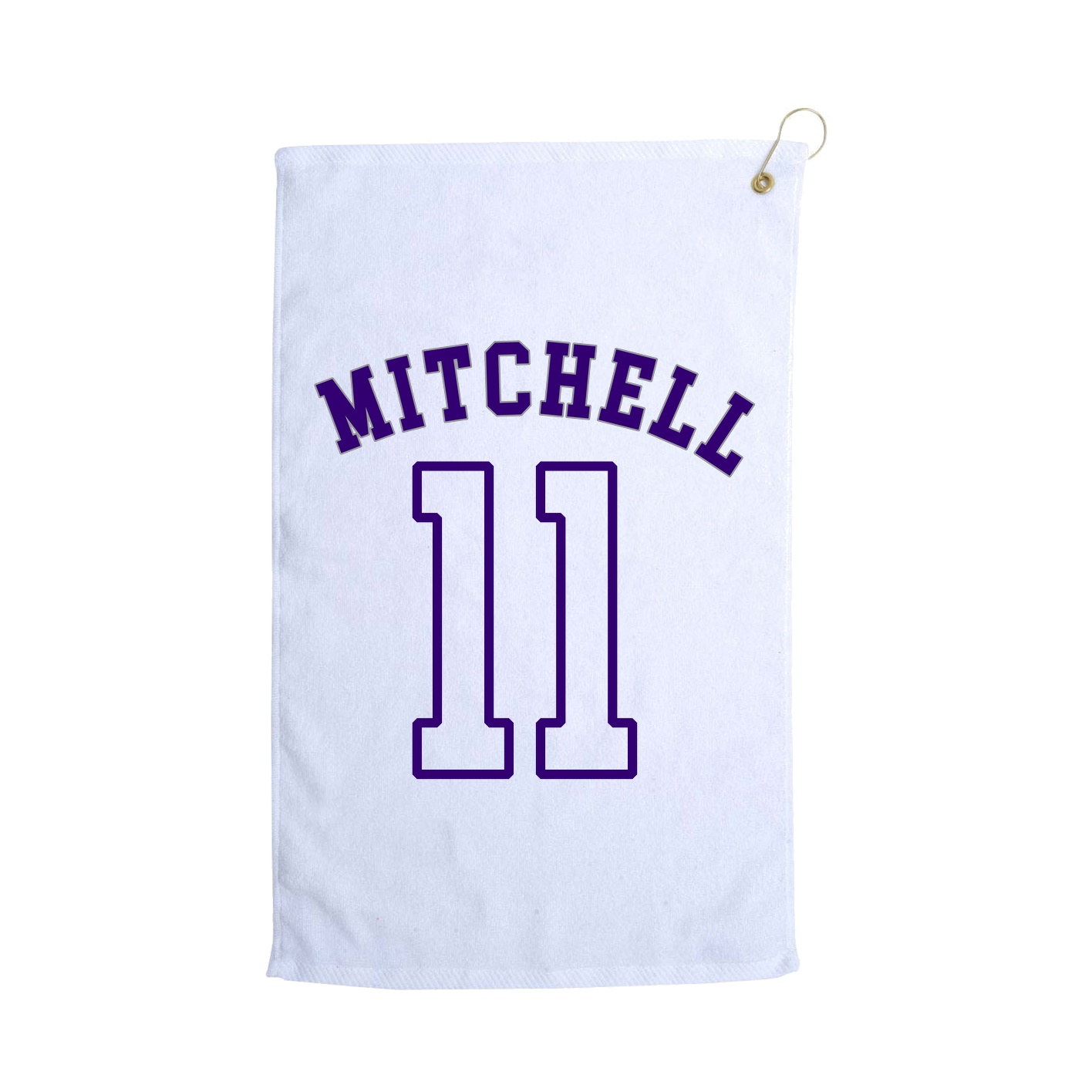 Golf Towel — Shirsey Arch in White