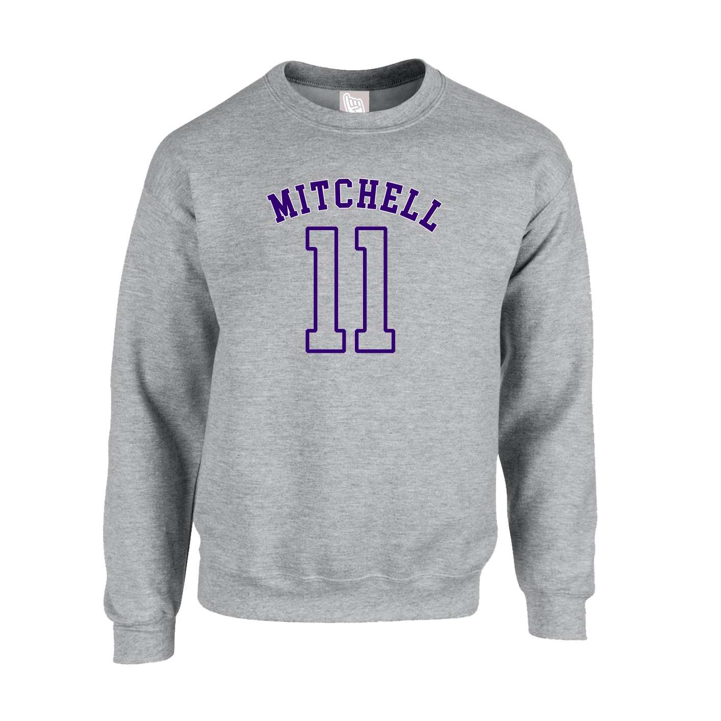 Fleece Crew — Shirsey Arch in Grey