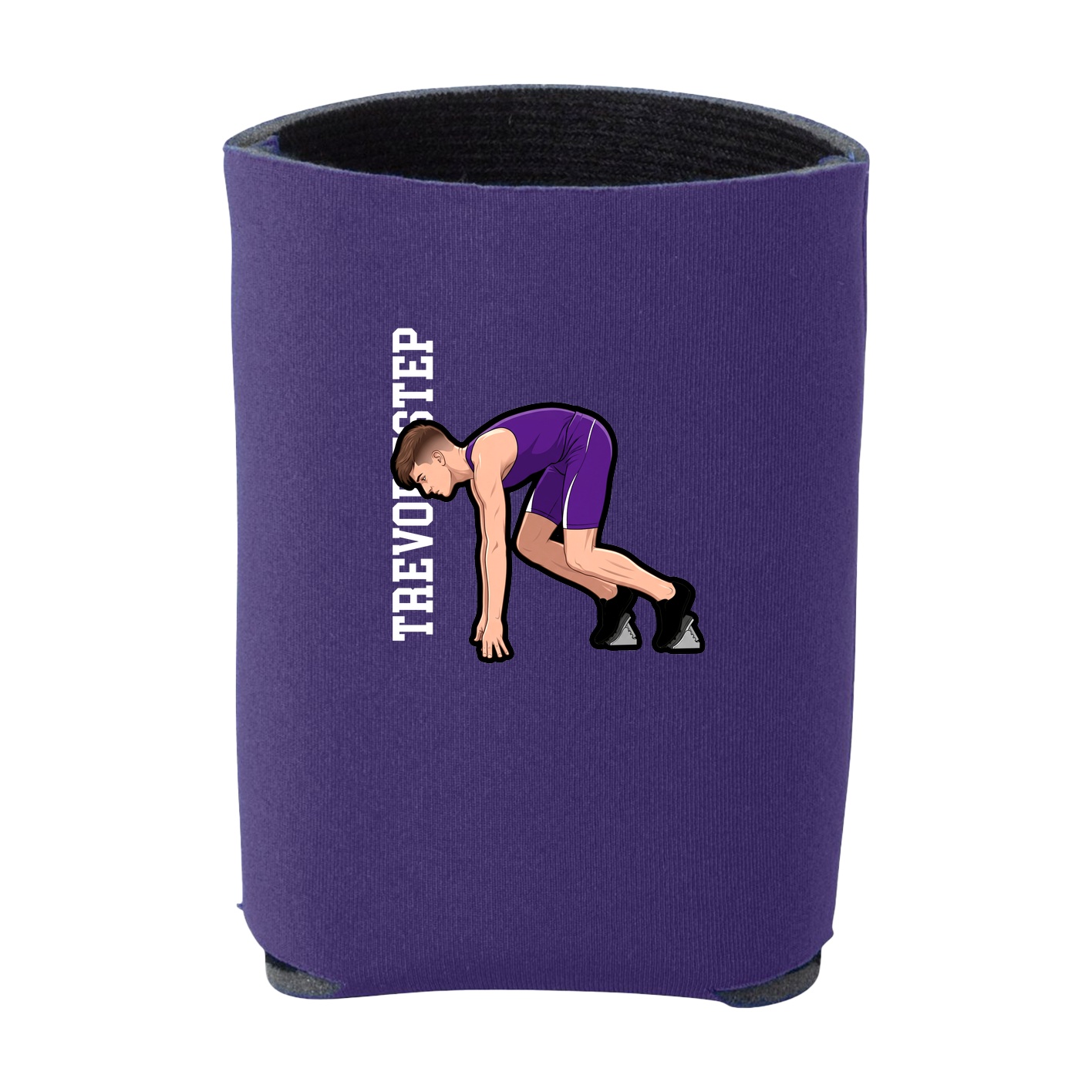 Can Holder — Name Vertical in Purple