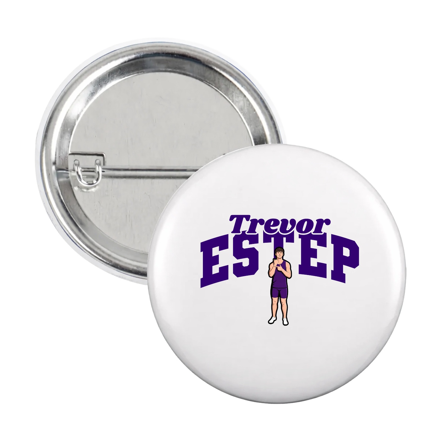 Game Day Button — Signature Arch in White