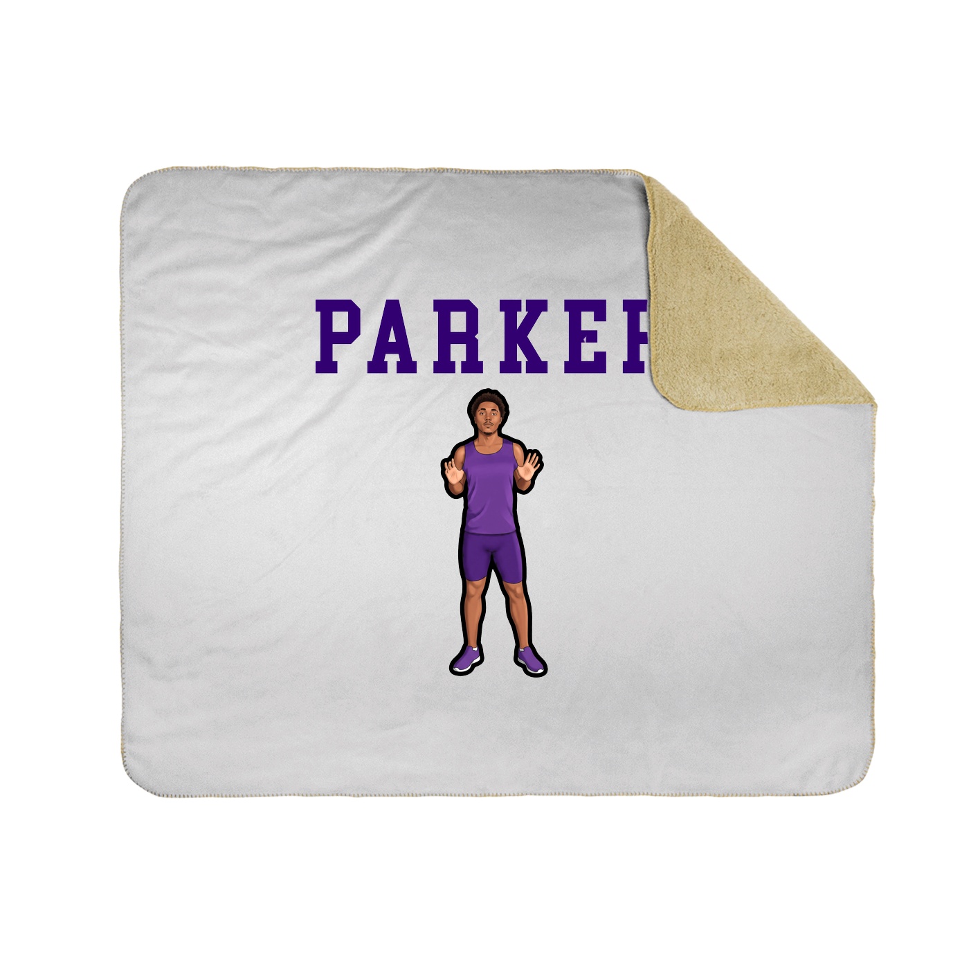 Throw Blanket — Shirsey in White