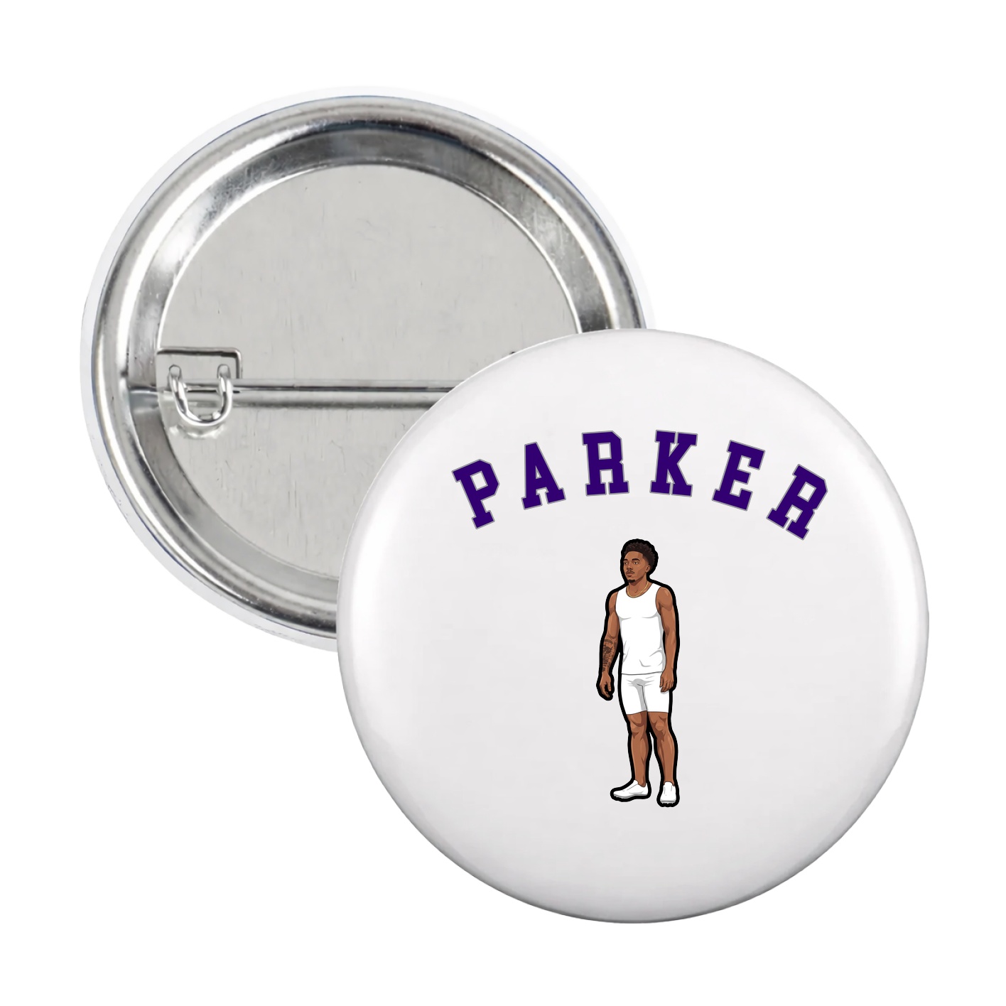 Game Day Button — Shirsey Arch in White