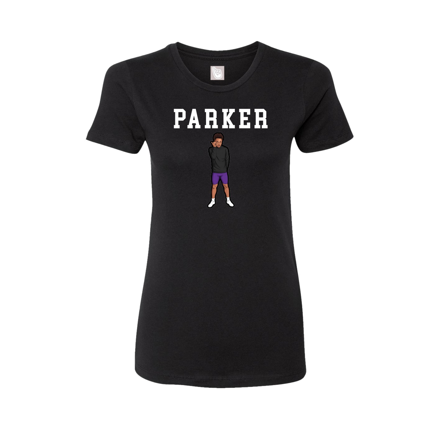 Fitted Women's Tee — Shirsey in Black