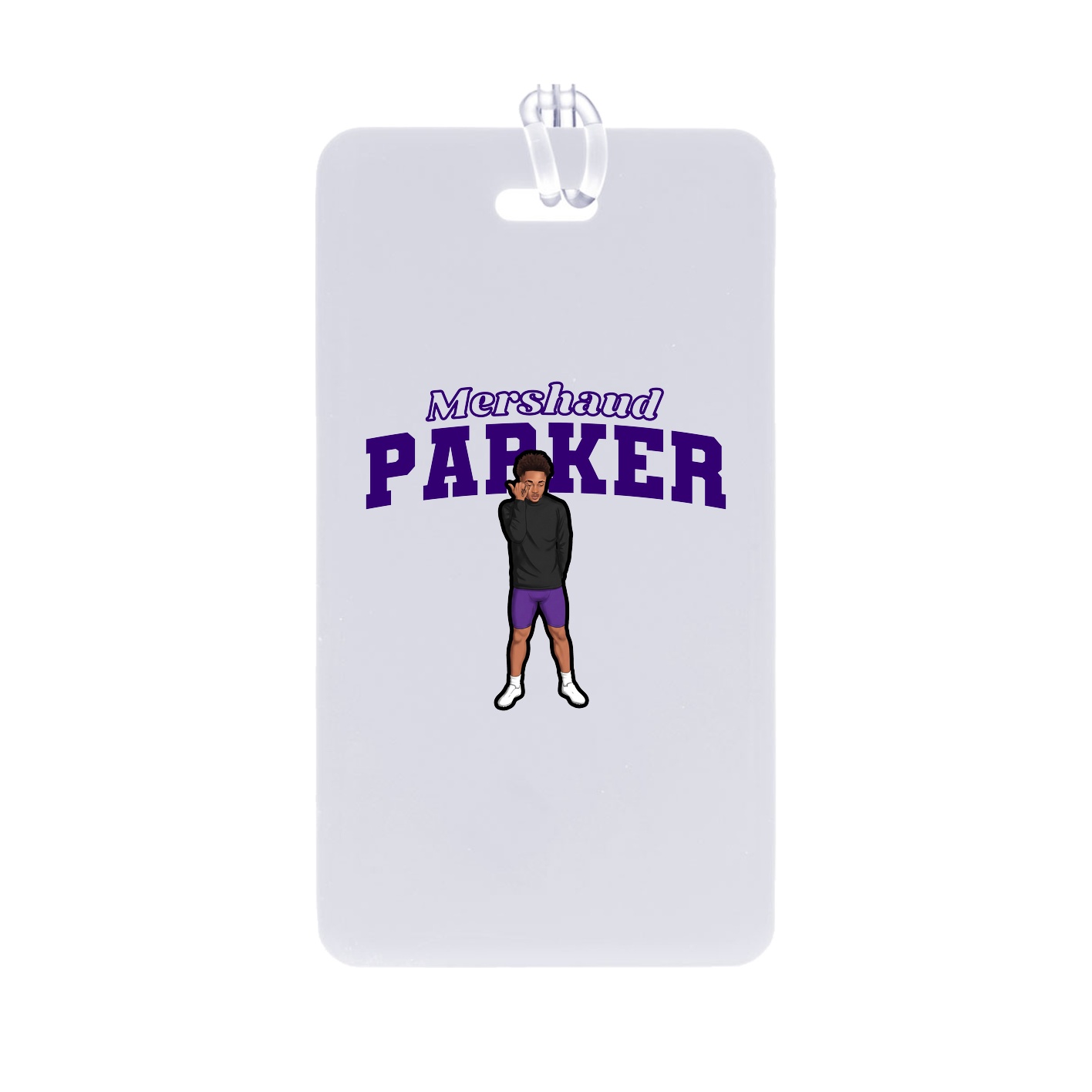 Bag Tag — Name Arch in Classic