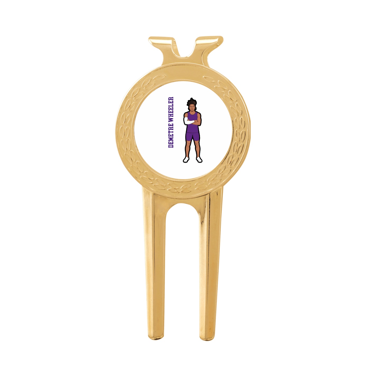 Divot Tool with Ball Marker — Name Vertical in Classic